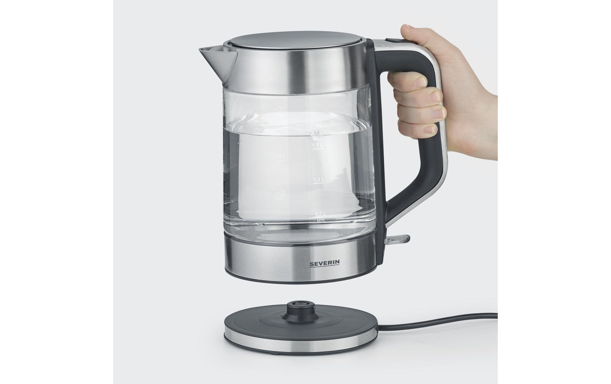 Severin Wasserkocher – 1,7 l, Glas