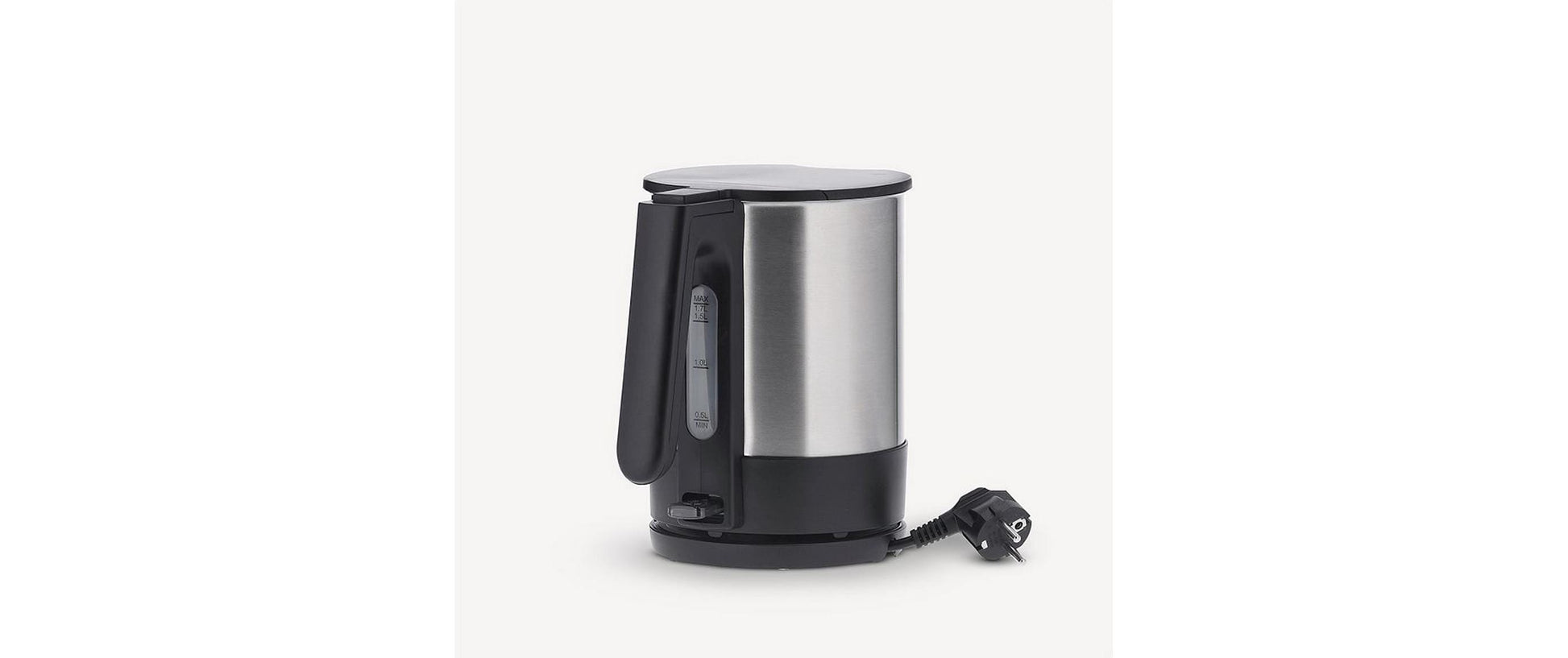 Severin Wasserkocher – 1,7 l, Edelstahl, Schwarz, WK3409