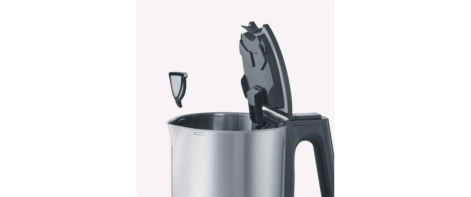 Severin Wasserkocher – 1,7 l, Edelstahl, Schwarz, WK3409