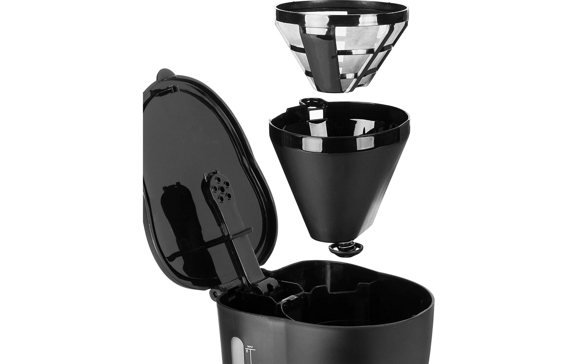 Tristar CM-1246 Filterkaffeemaschine – 0,6 l, 6 Tassen, Schwarz