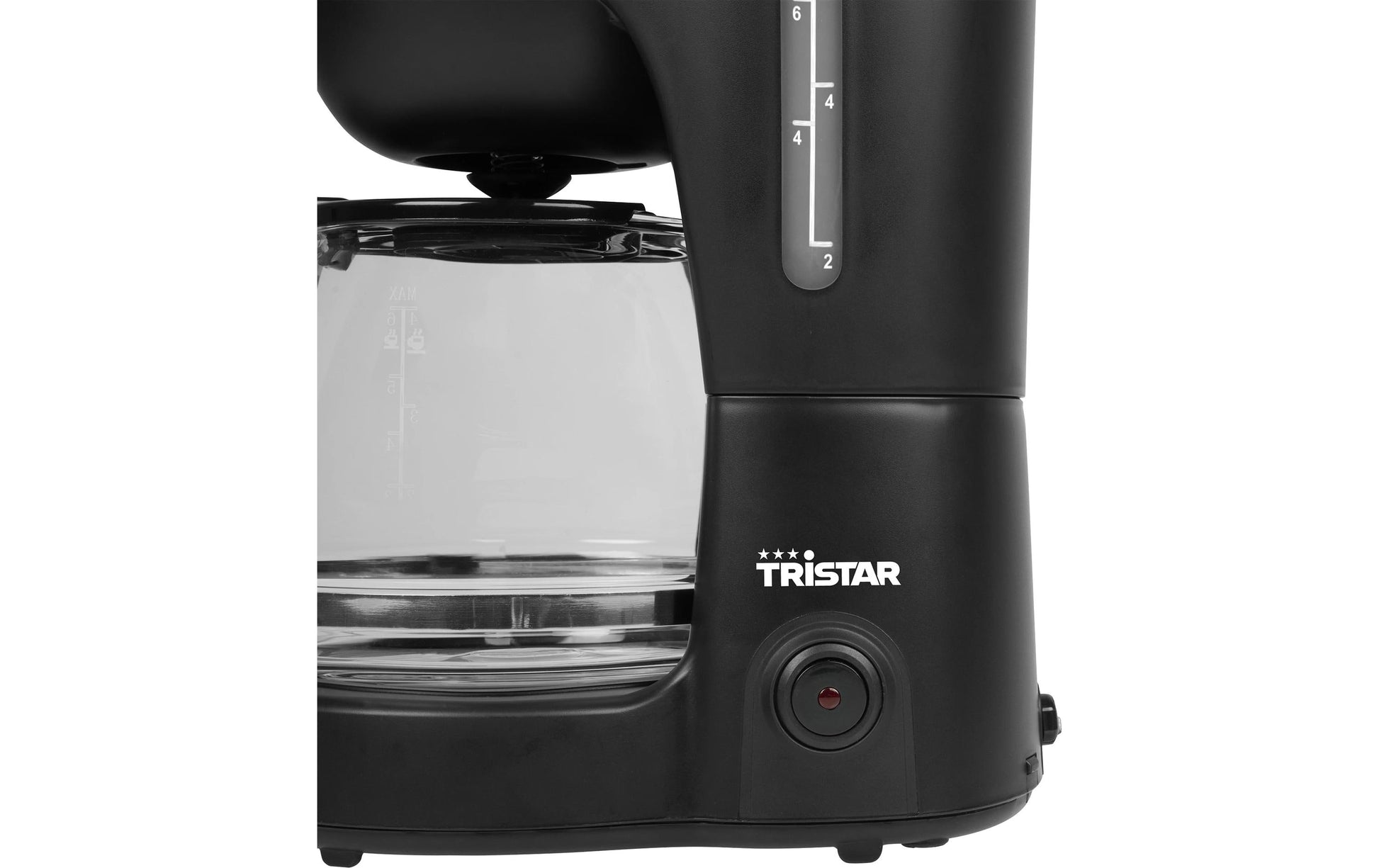 Tristar CM-1282 Filterkaffeemaschine – 12 Tassen, 1,2 l, Glaskanne, Silber/Schwarz