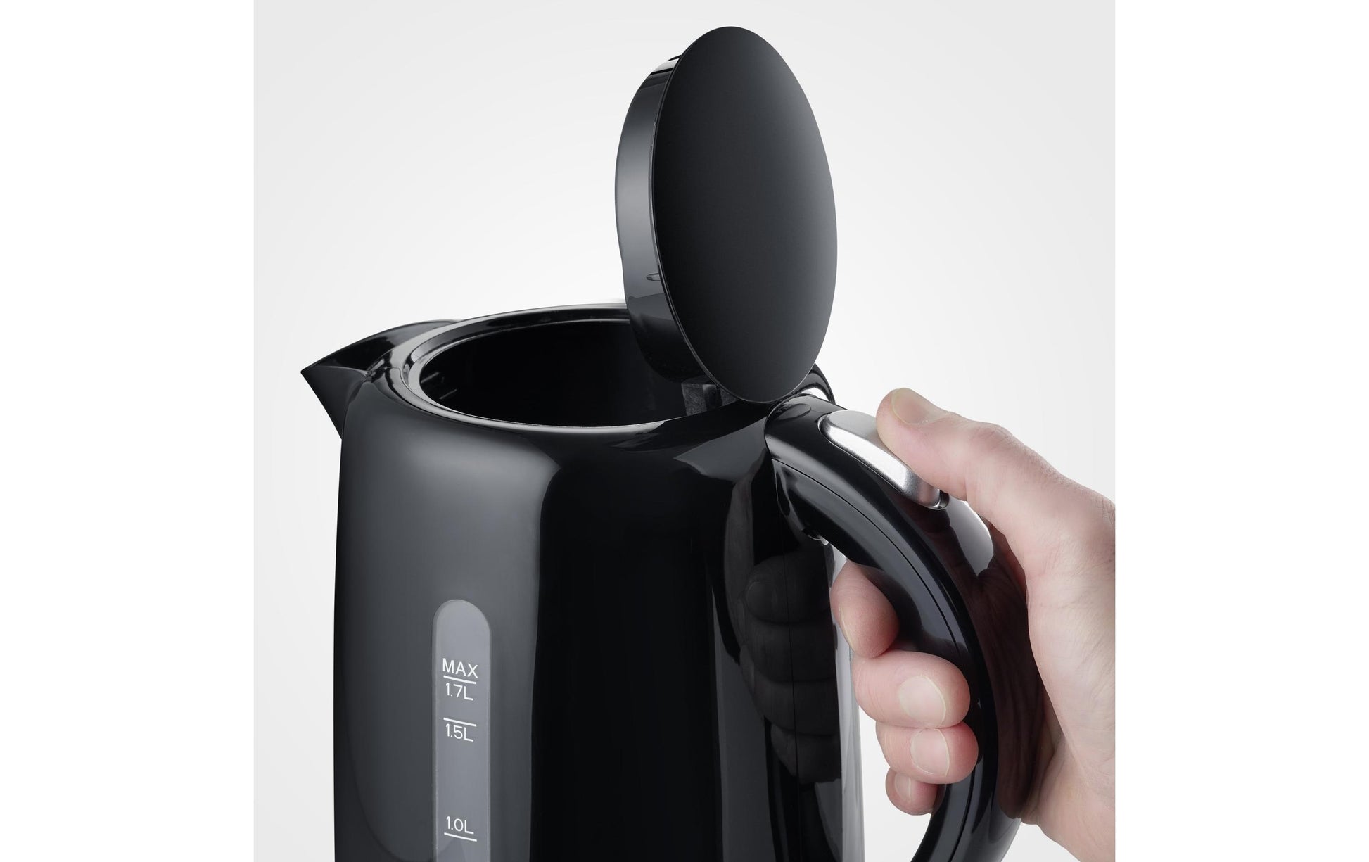 Severin Wasserkocher – 1,7 l, Kunststoff, Schwarz, WK4322