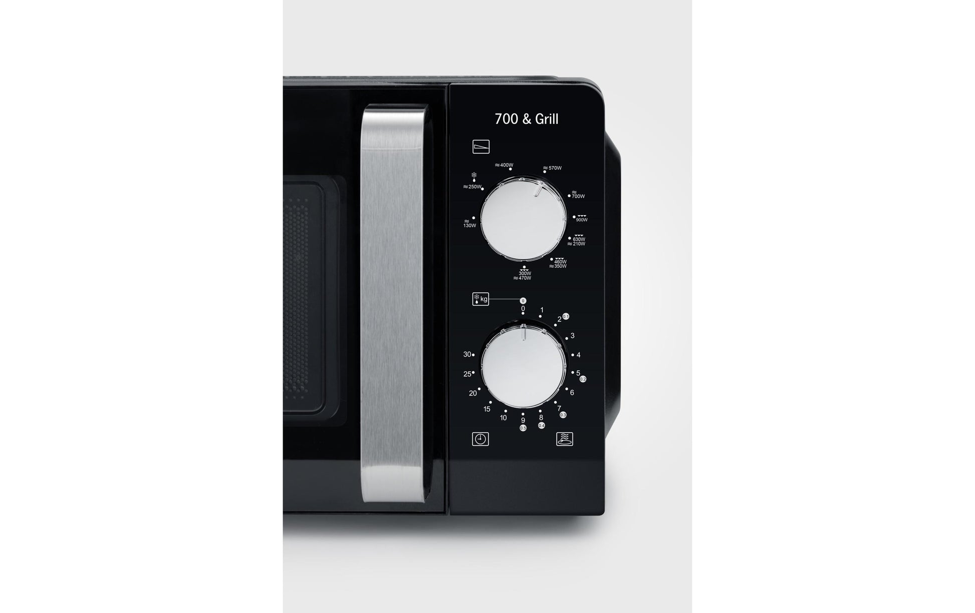 Severin Grillmikrowelle MW7781 – 17 l, Grill, 700 W – schwarz/edelstahl