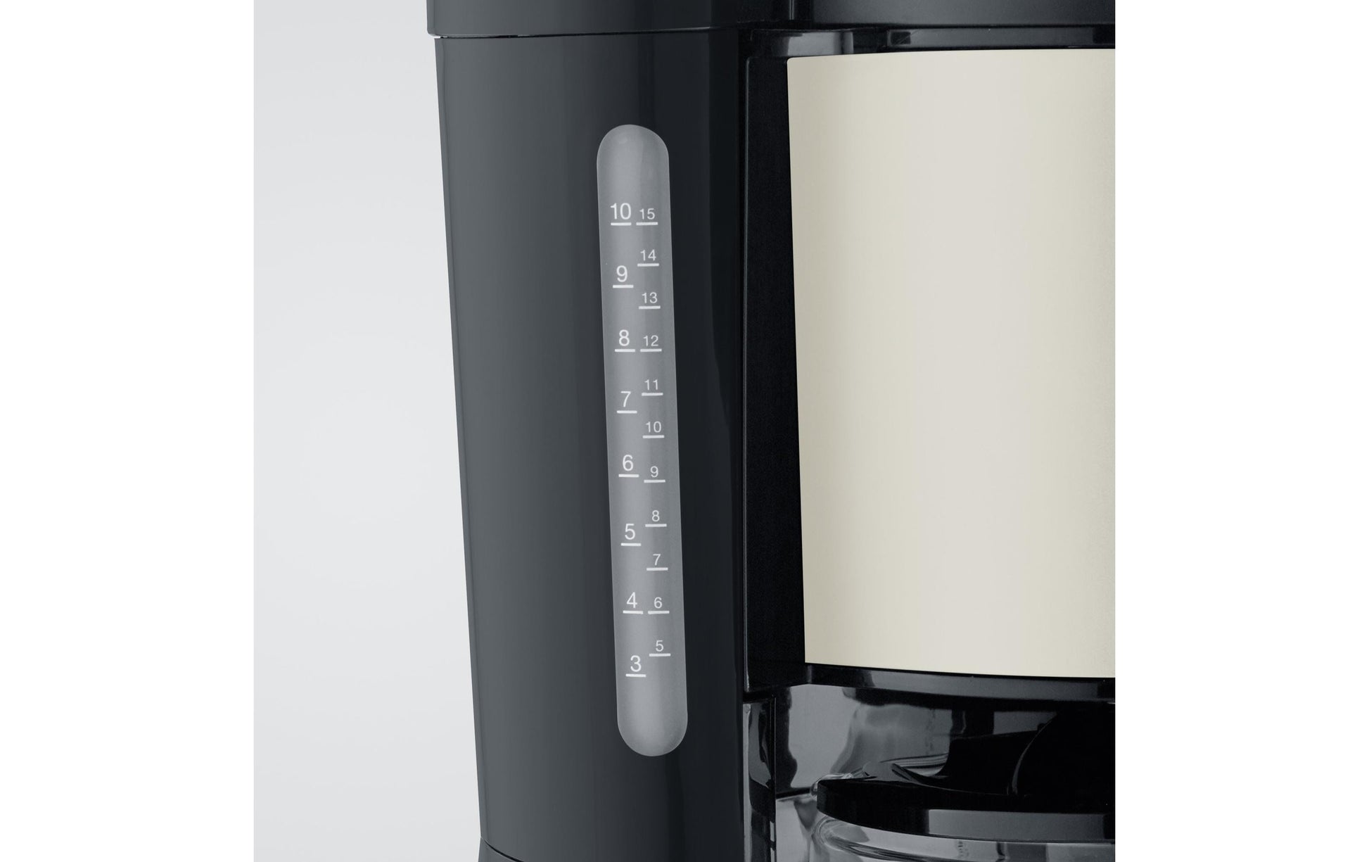 Severin KA9575 Filterkaffeemaschine – 10 Tassen, 1,25 l, Karaffe, Schwarz/Silber, 29,3 × 38 × 26 cm