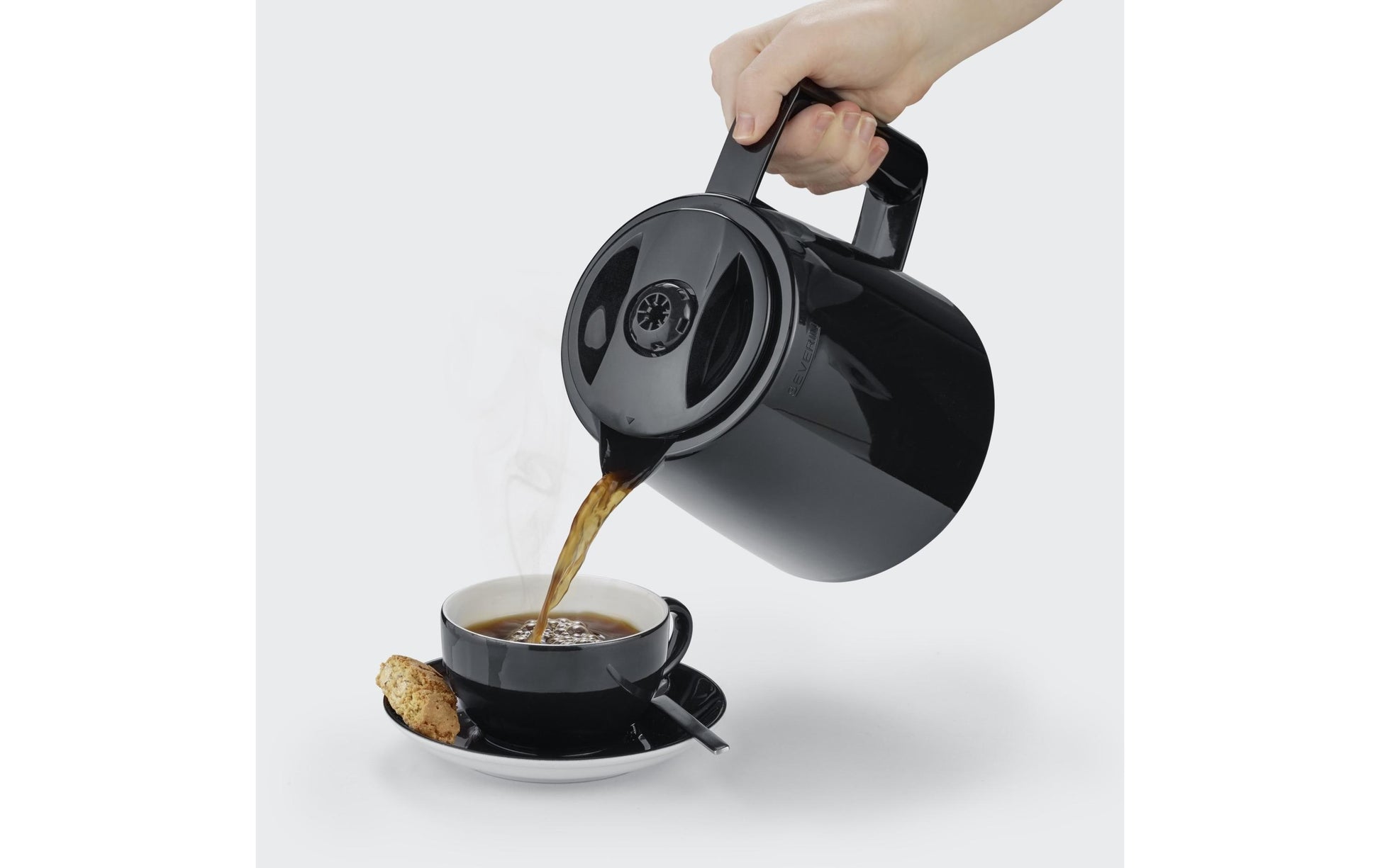 Severin KA9307 Filterkaffeemaschine – 8 Tassen, 1 l, Karaffe, Schwarz