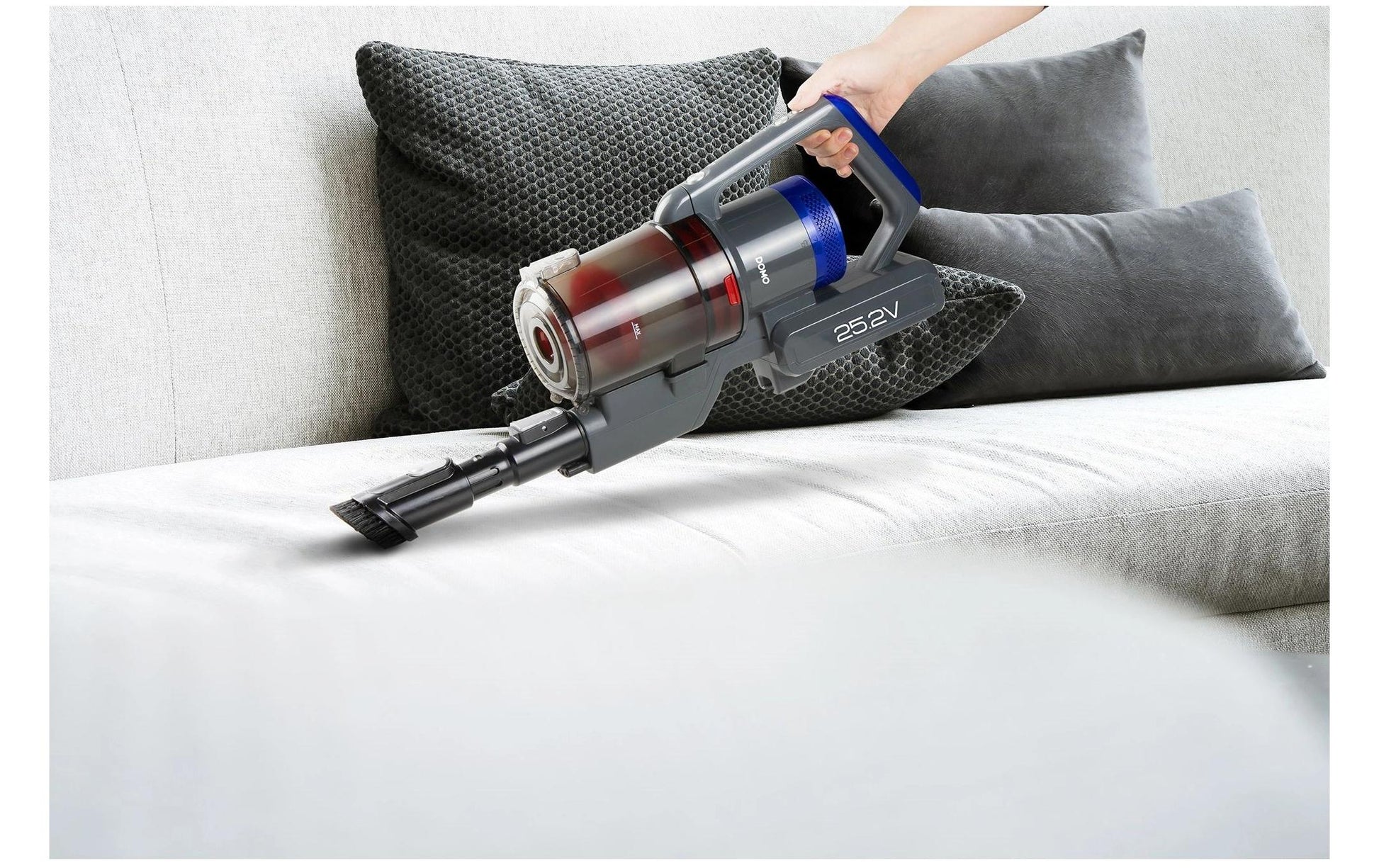 Domo Akkustaubsauger DO1103SV – 45 min, 0,60 l, 25,2 V