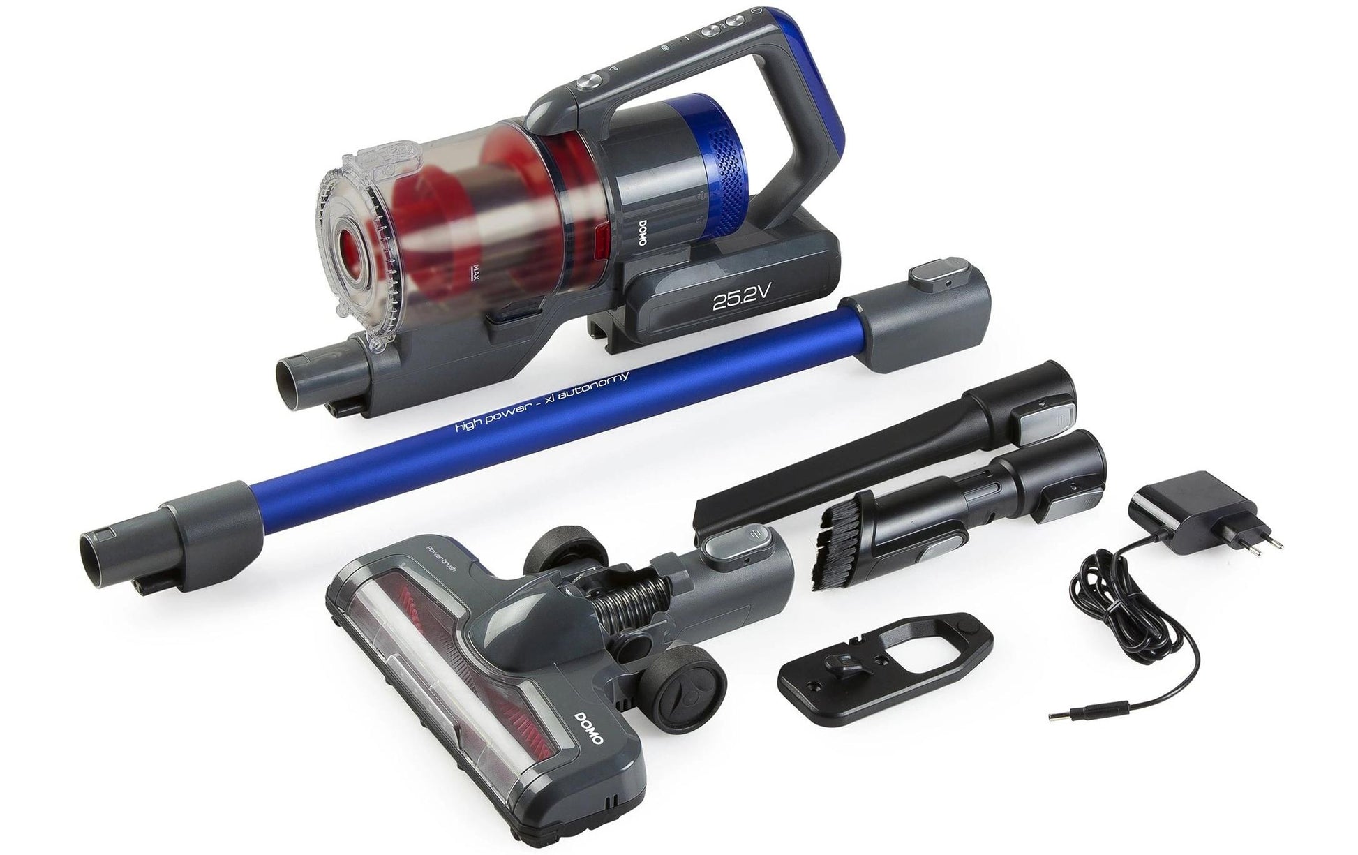 Domo Akkustaubsauger DO1103SV – 45 min, 0,60 l, 25,2 V