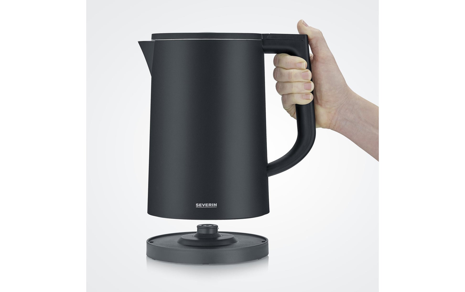 Severin Wasserkocher – 1,7 l, mit Temperaturwahl, Warmhaltefunktion, Edelstahl, WK3483