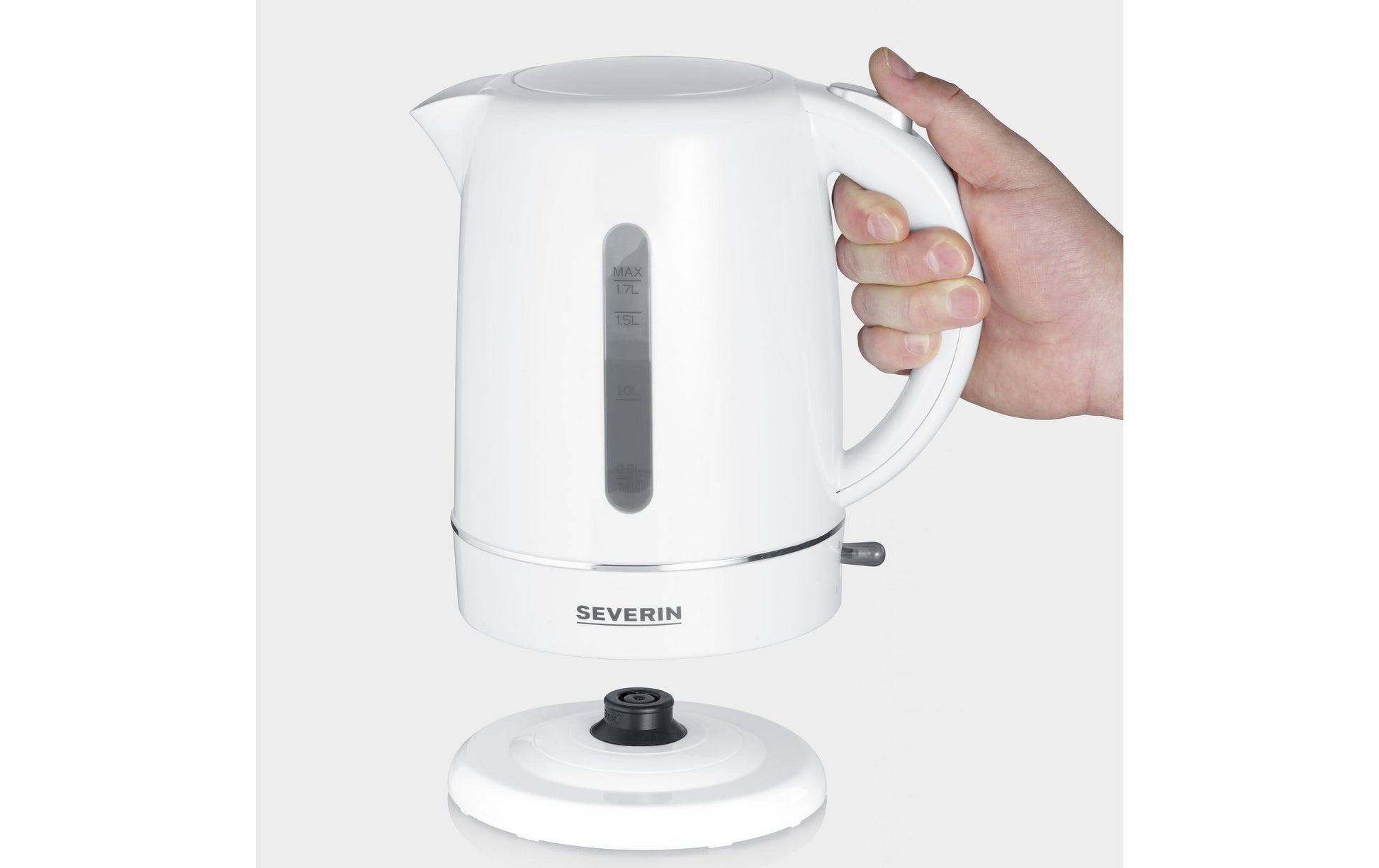 Severin Wasserkocher – 1,7 l, Kunststoff, Weiss, WK4325