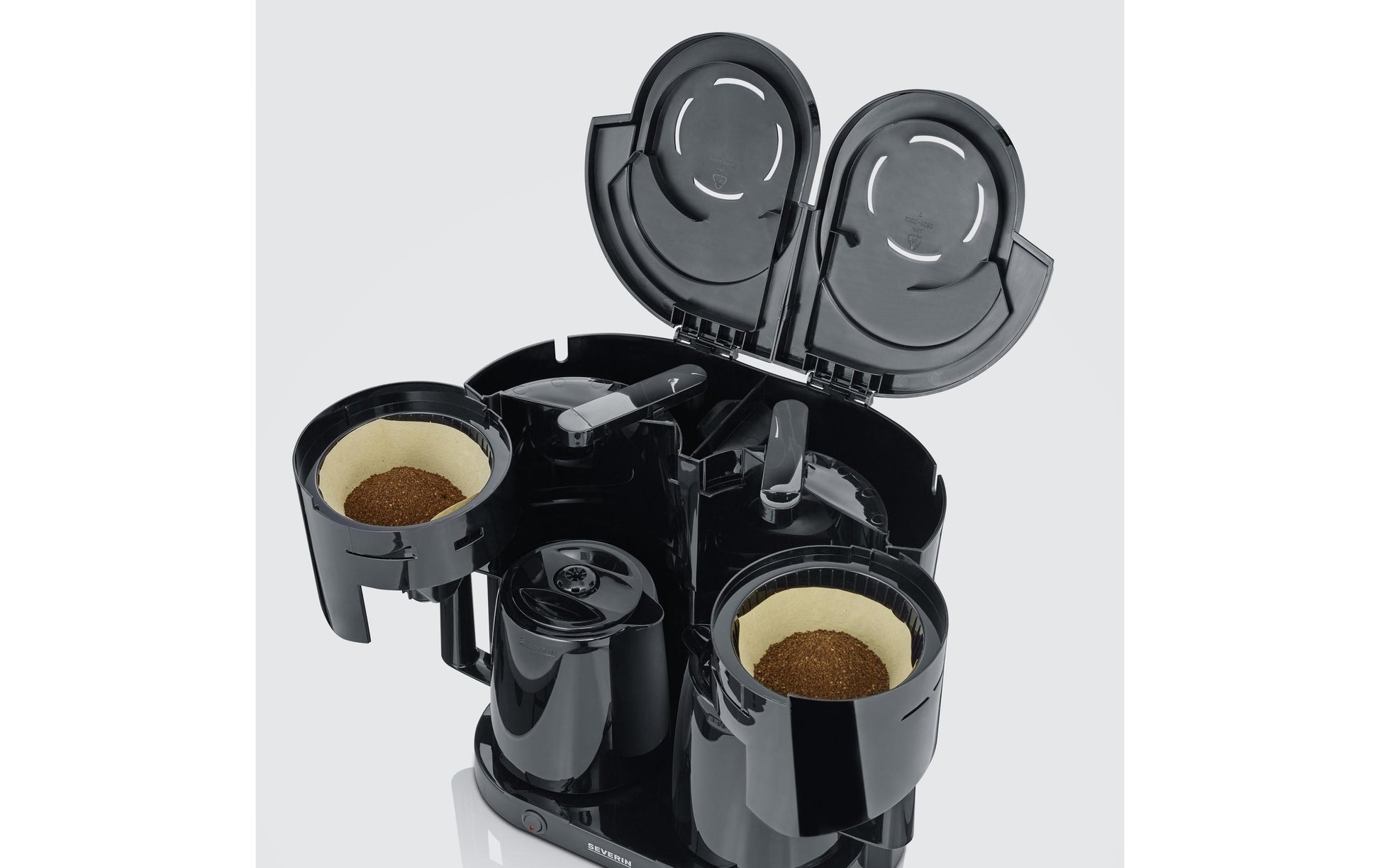 Severin KA9315 Filterkaffeemaschine – 8 Tassen, 1 l, Karaffe, Schwarz