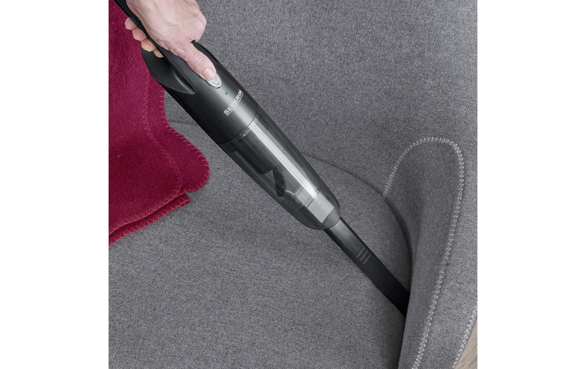 Severin Staubsauger HV7130 – 65 W, 0,2 l, Akkubetrieb, 9,1 × 10,3 × 46,2 cm