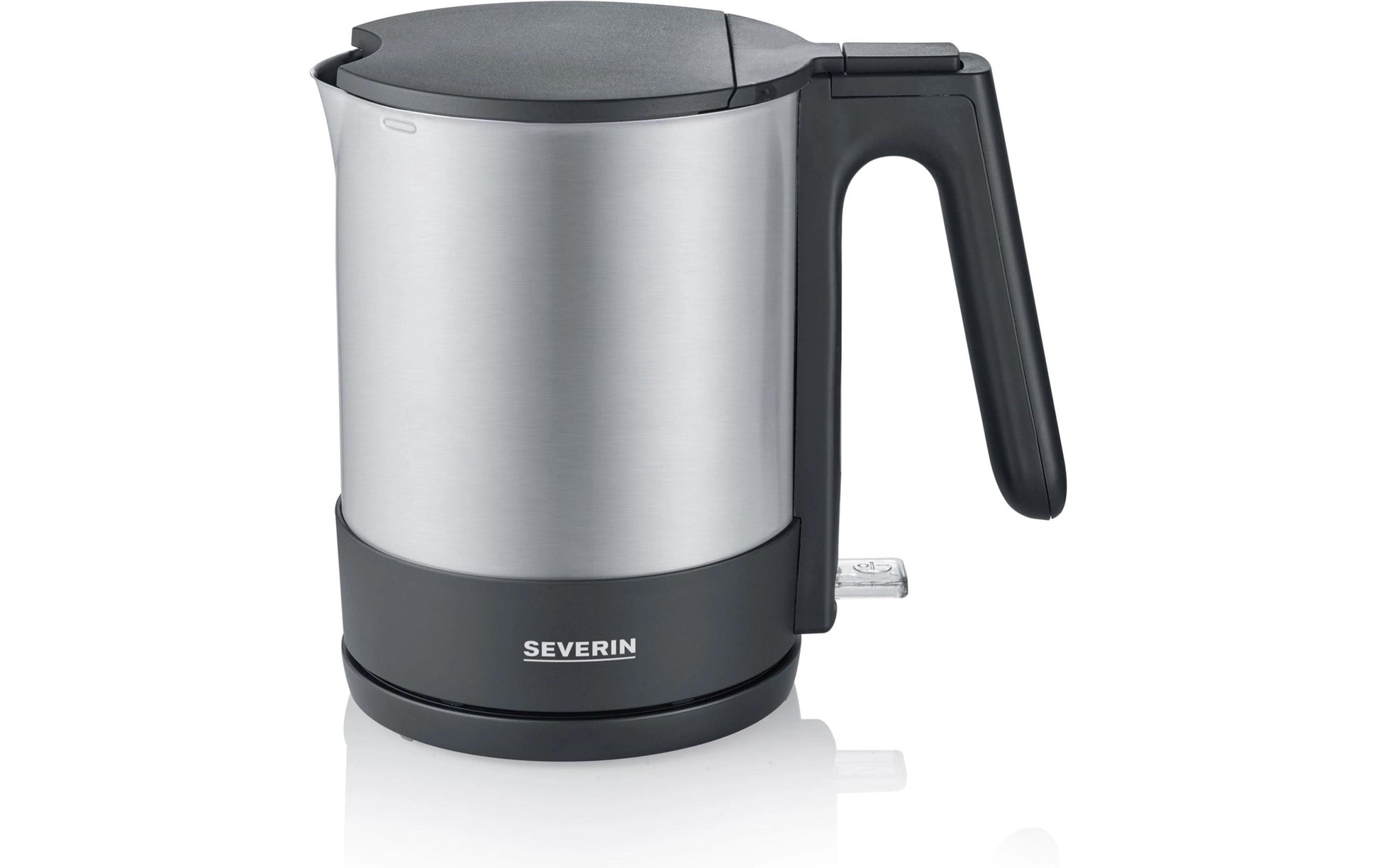 Severin Wasserkocher – 1,7 l, Edelstahl, Schwarz, WK3409