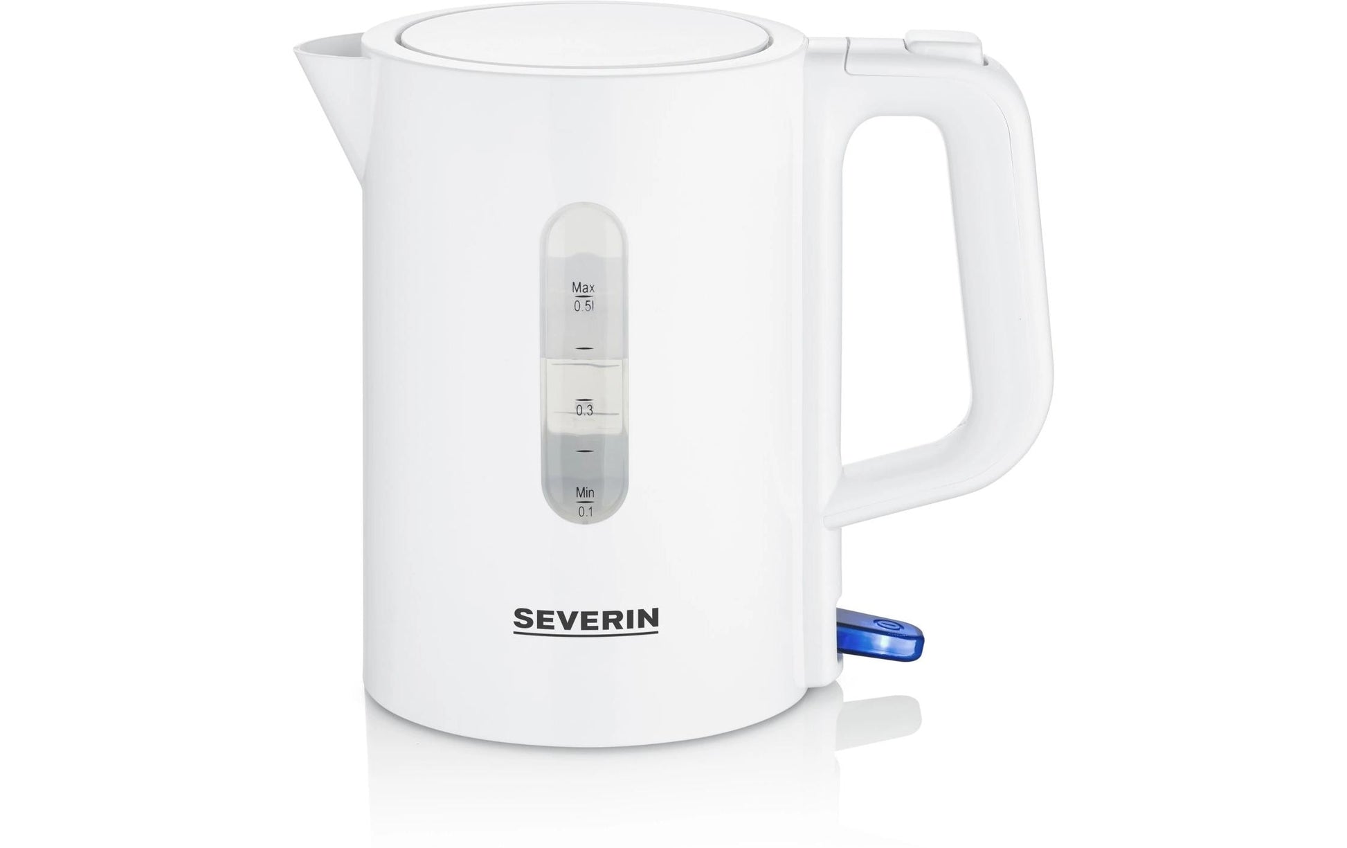 Severin Wasserkocher – 0,5 l, Kunststoff, Weiss