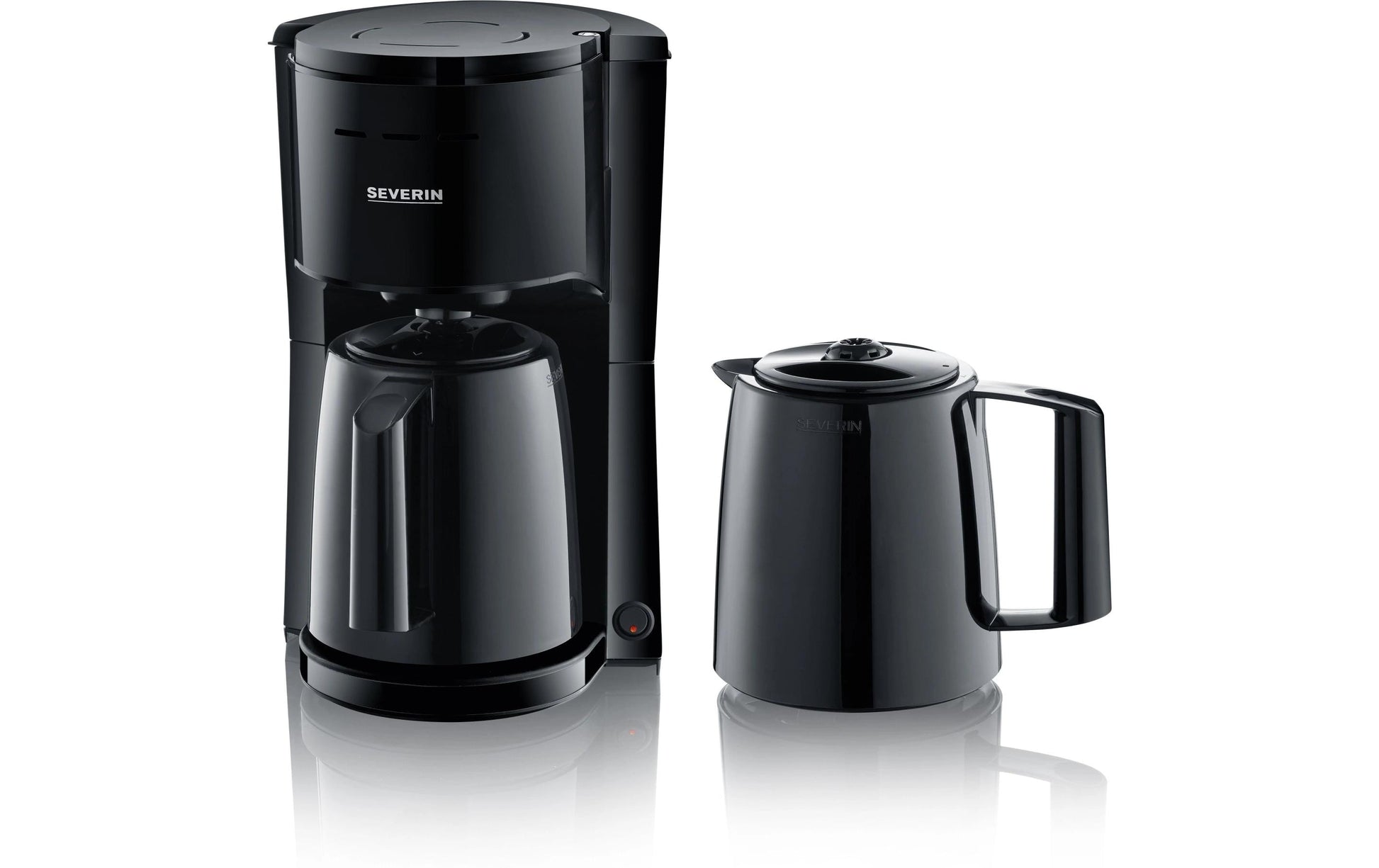 Severin KA9307 Filterkaffeemaschine – 8 Tassen, 1 l, Karaffe, Schwarz