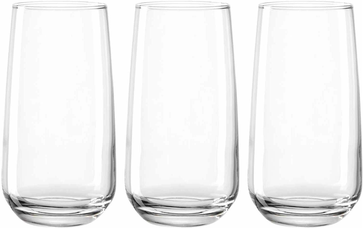 Montana Trinkglas – 3er Set, 470 ml, Ø 7,7 cm, Kalk-Natron-Glas, Transparent, spülmaschinenfest