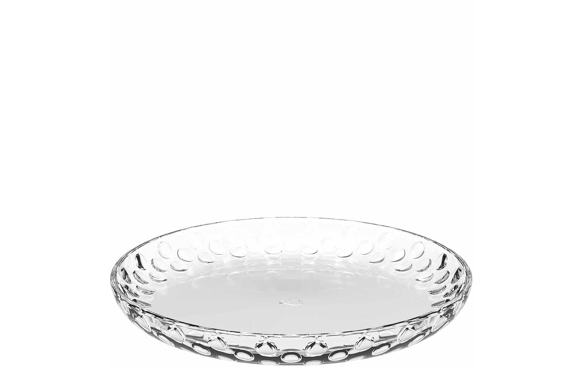 LEONARDO Frühstücks- & Dessertteller – Ø 18 cm, H 6,5 cm, Kalk-Natron-Glas, Transparent, spülmaschinenfest