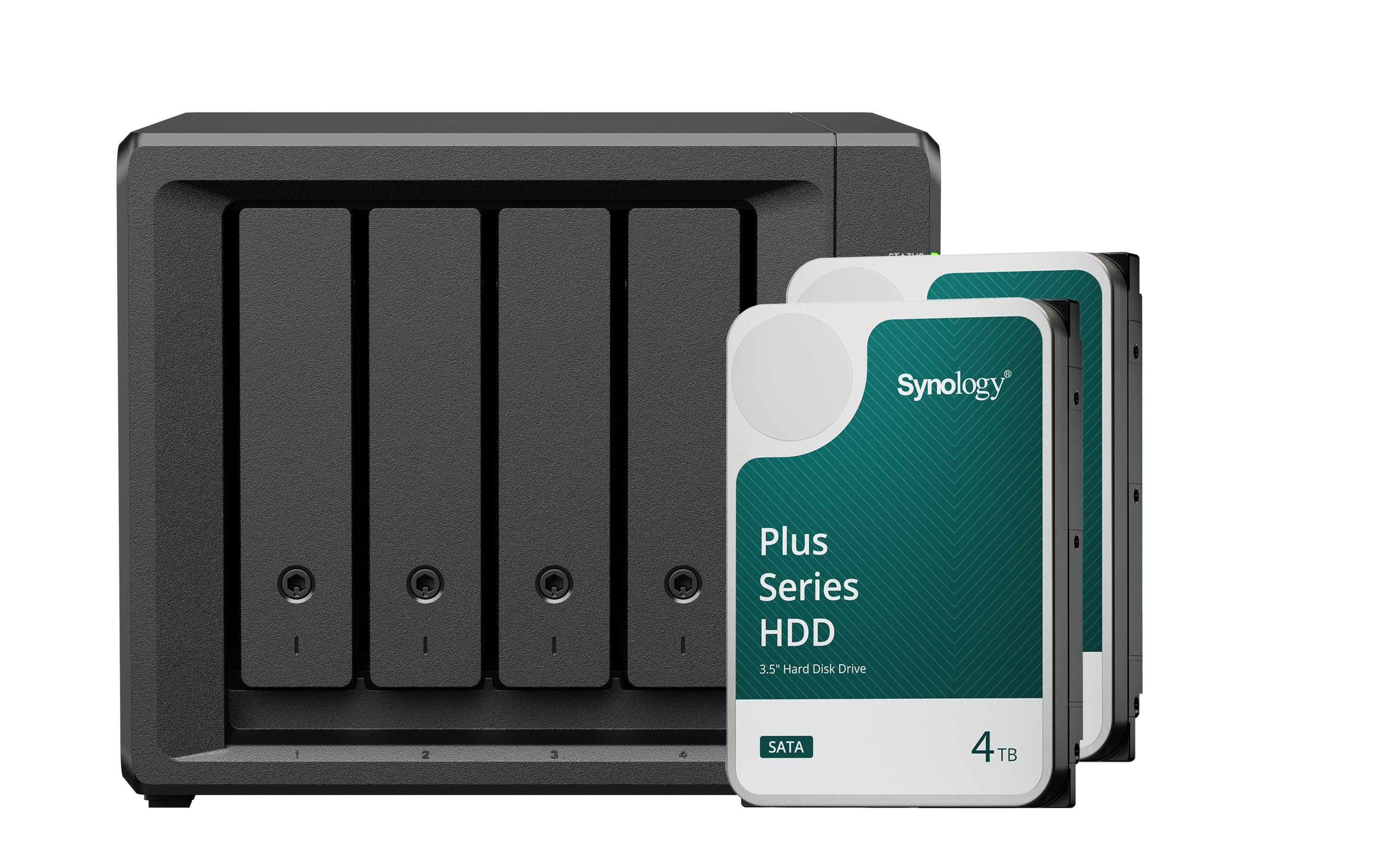 Synology DS425+ – 4-Bay Tower NAS – 1GbE, für 3,5" HDD