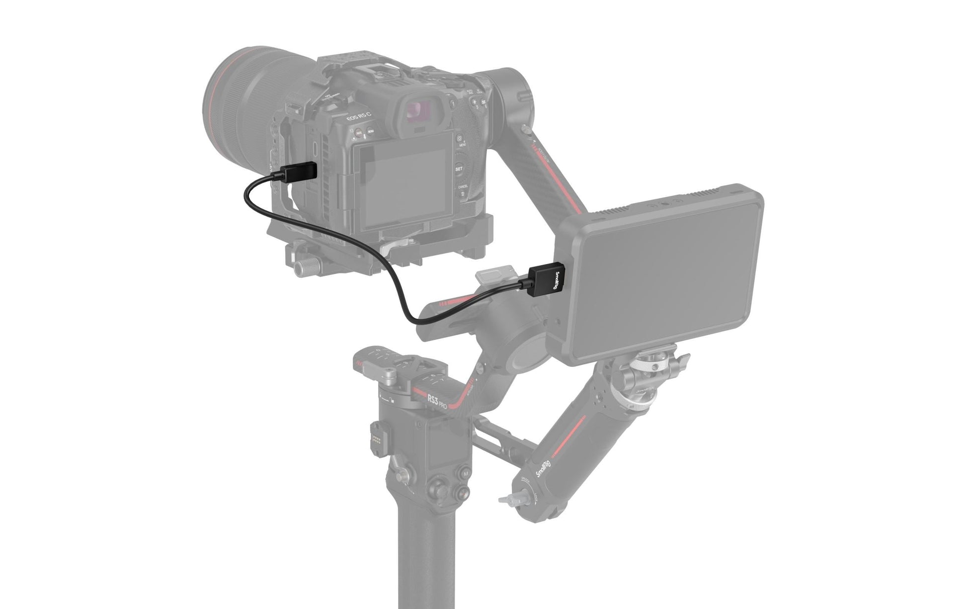 SmallRig Micro-HDMI auf HDMI Kabel HDMI 2.0 4K 60 Hz – 0,55 m