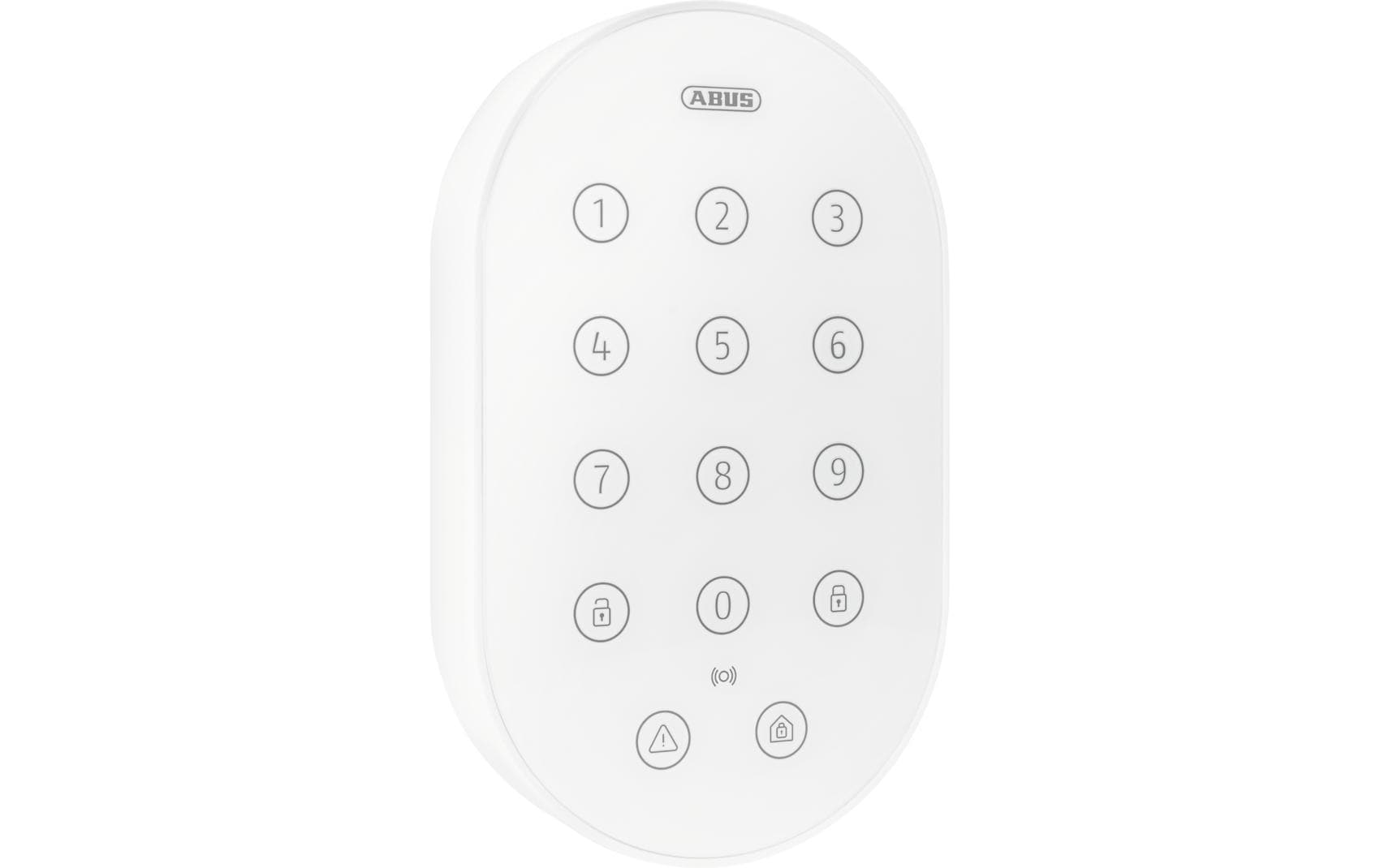 ABUS Smartvest Pro FUBE45010 – Funk-Bedienteil, Batteriebetrieb, 4× AA, für ABUS Smartvest – Weiss