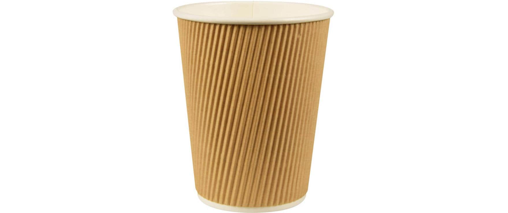Papstar Becher, Papier, PLA-beschichtet – 1,0 dl, braun – FSC – 25 Stk.