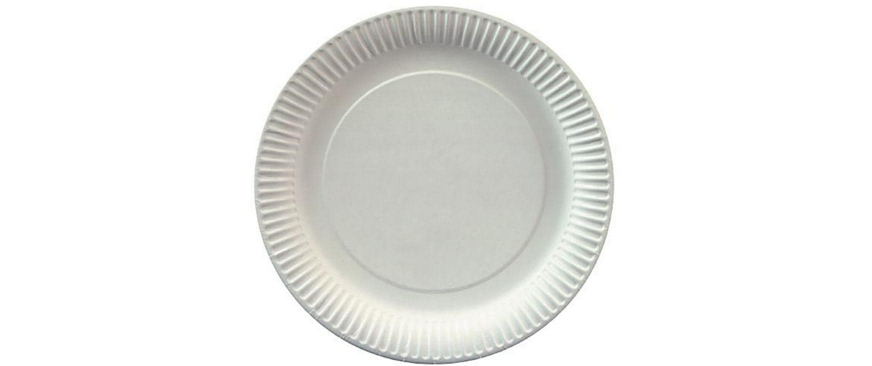 Papstar Teller, Papier/Karton – Ø 20 cm, weiss – FSC – 100 Stk.
