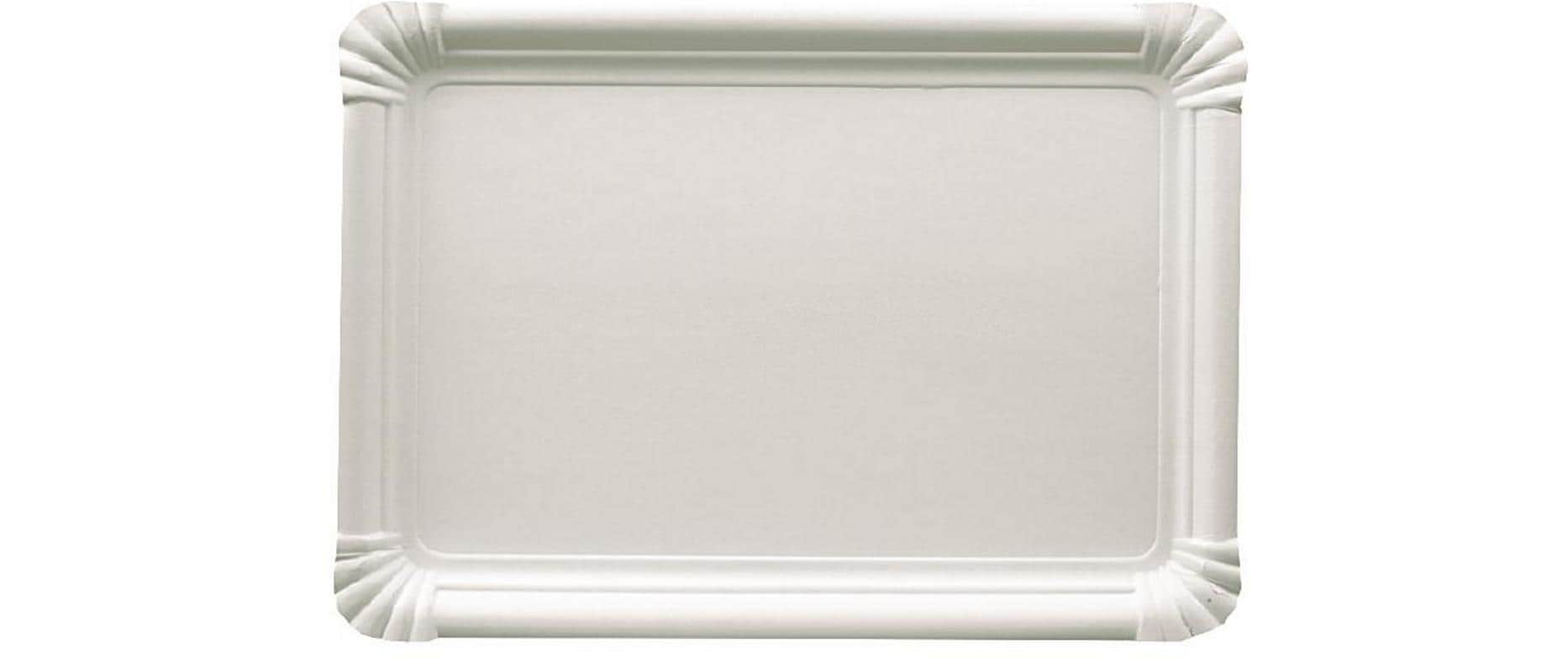 Papstar Papier Teller – 18 × 26 cm, weiss, 250 Stück
