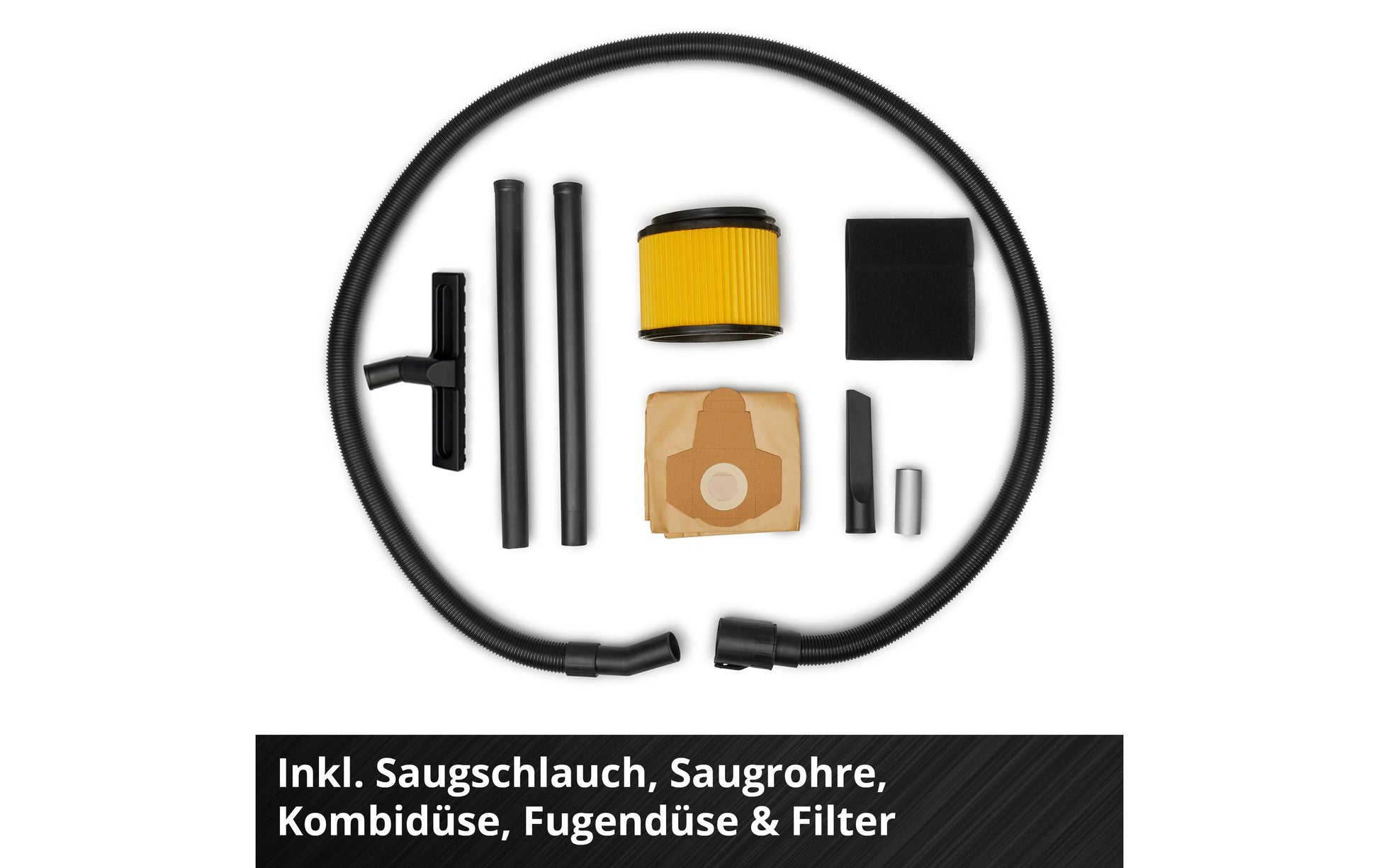 Einhell Nass-/Trockensauger TC-VC 3055 S – 30 l, 950 W, Edelstahl