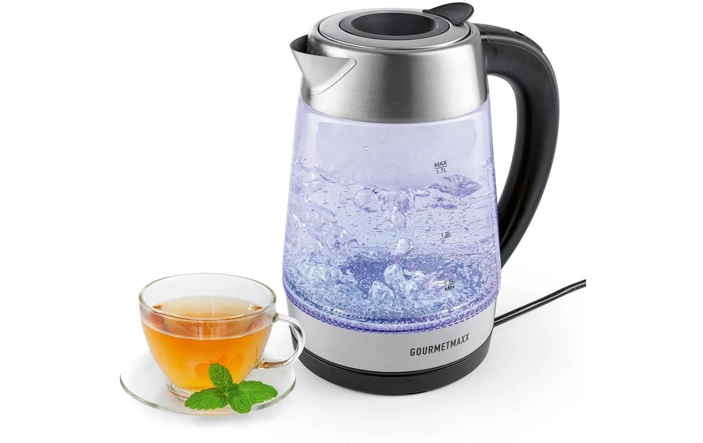Gourmetmaxx Wasserkocher – 1,7 l, Edelstahl
