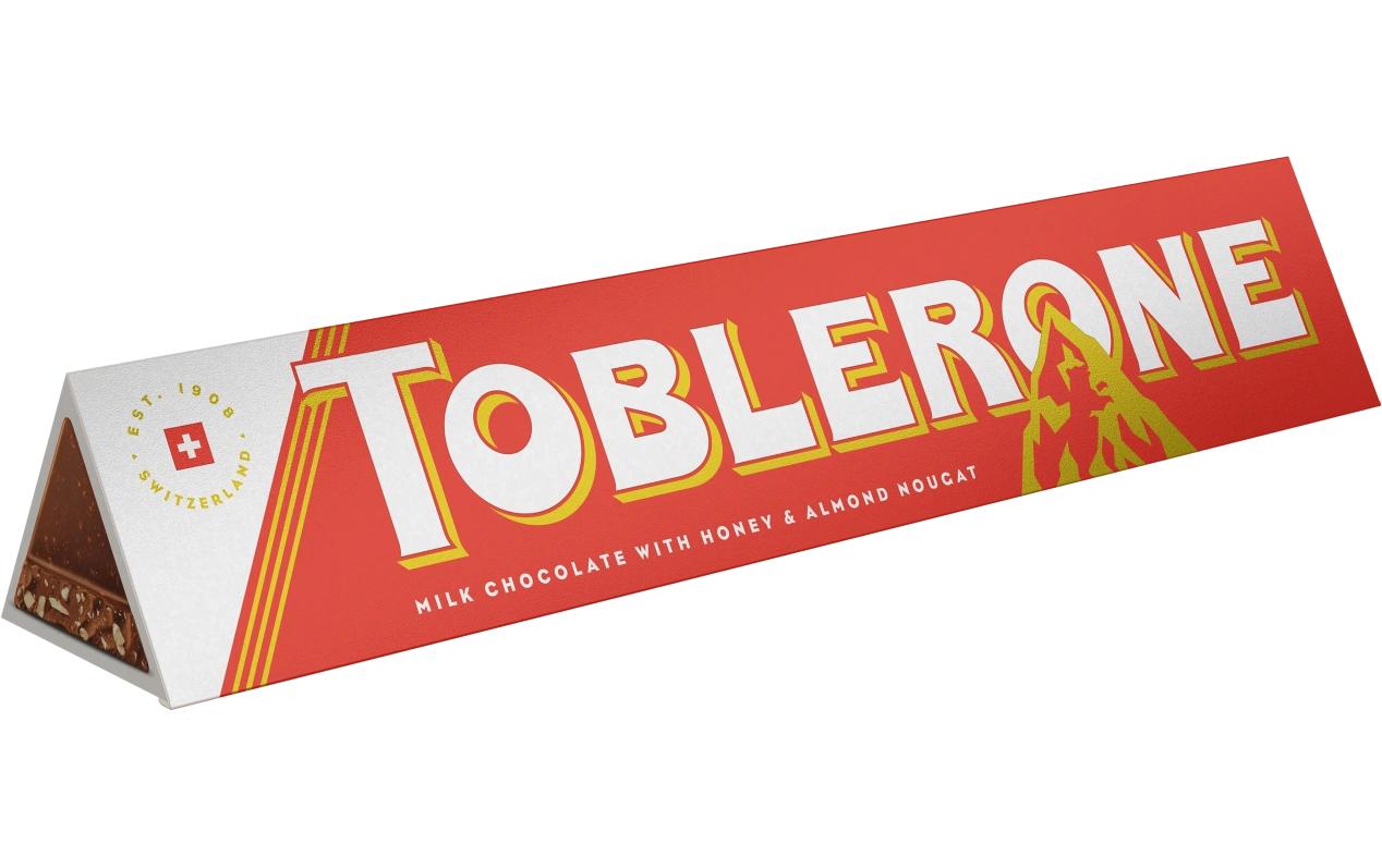 Toblerone Tourist – Milchschokolade mit Honig- und Mandel-Nougat – 750 g