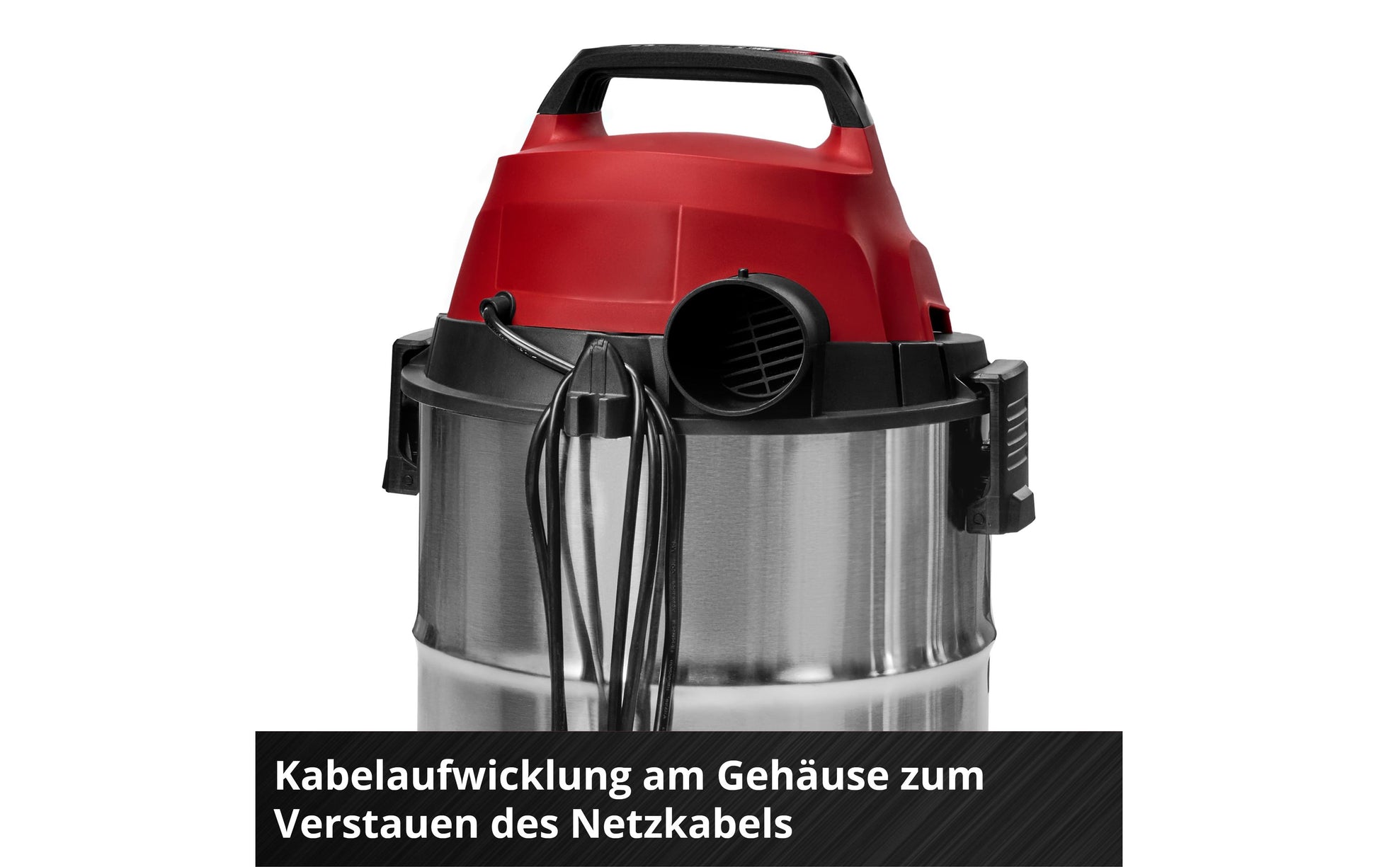 Einhell Nass-/Trockensauger TC-VC 3055 S – 30 l, 950 W, Edelstahl