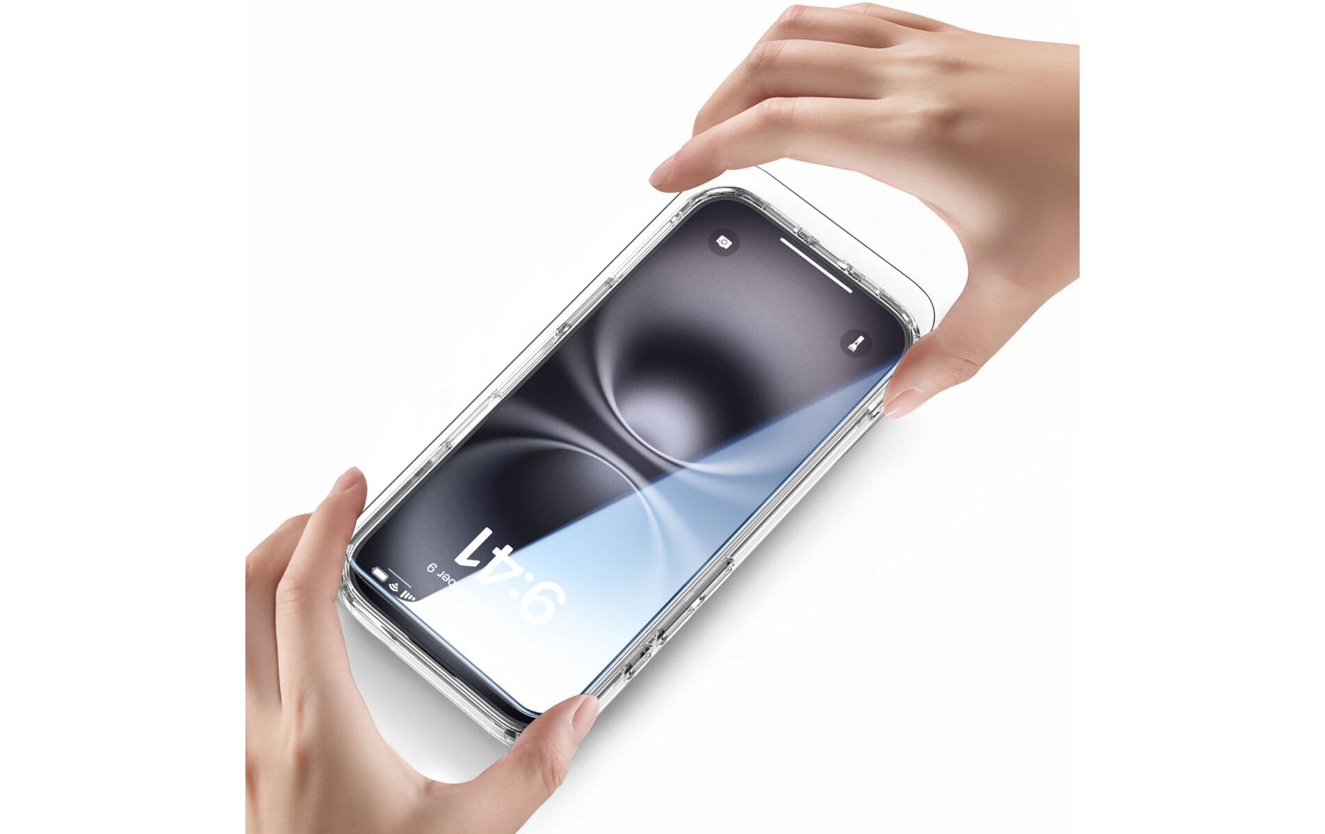 4smarts 360° Premium Backcover – für Apple iPhone 17, MagSafe, PC+Gehärtetes Glas, Transparent