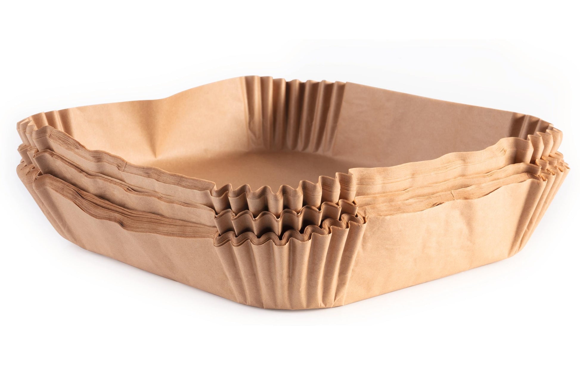 Gourmetmaxx Backpapier 16 × 16 × 4,5 cm, Papier, 100 Stk., Braun