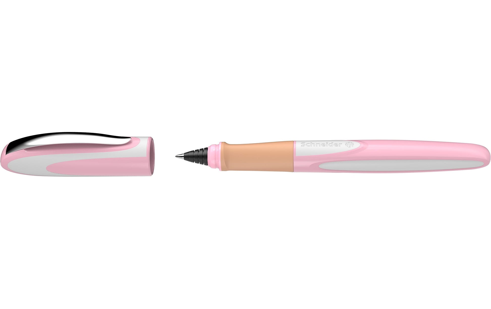 Schneider AG Schneider Ray M Cherry Blossom – Tintenroller, 0,7 mm, Blau, Rosa/Weiss