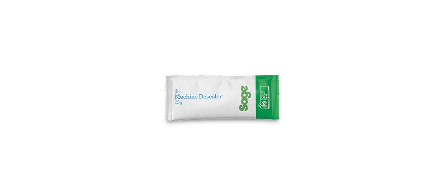 Sage SCC102NEU0ZEU1 Entkalker (Haushaltsgeräte) für Kaffeemaschine – Pulver – 25 g, 12 Stk.