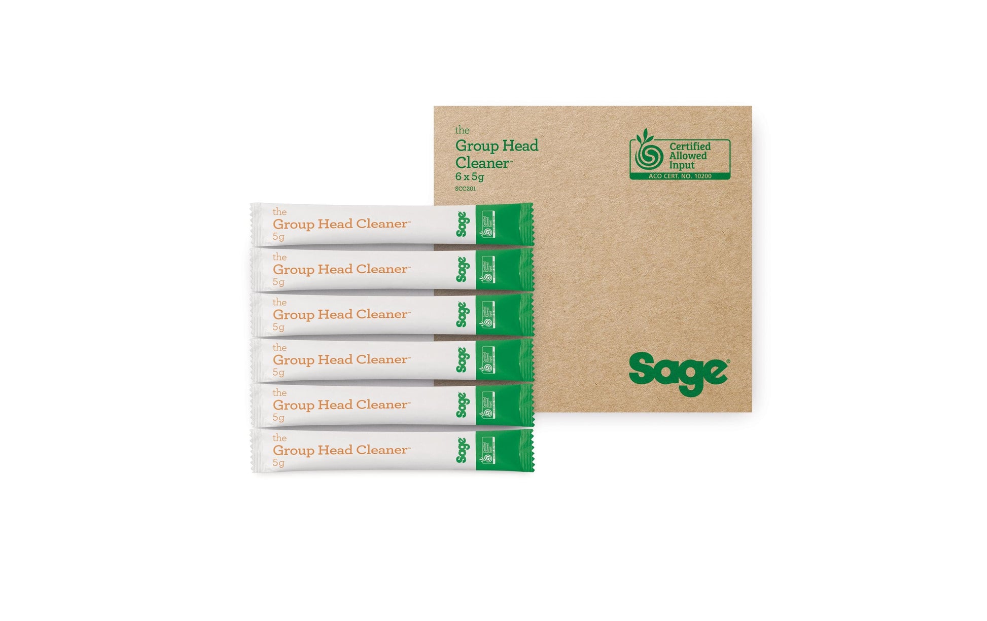 Sage Groupe Head Cleaner Entkalker (Haushaltsgeräte) für Kaffeemaschinen – Pulver, Box – 6 Stk.