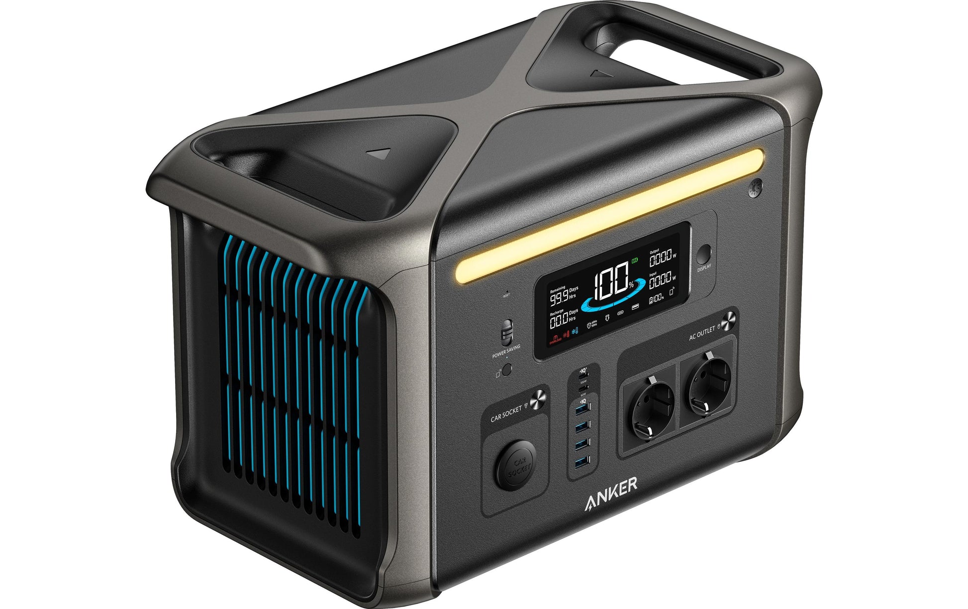Anker SOLIX F1500 – Powerstation – 1'536 Wh, 1'800 W, LiFePO4