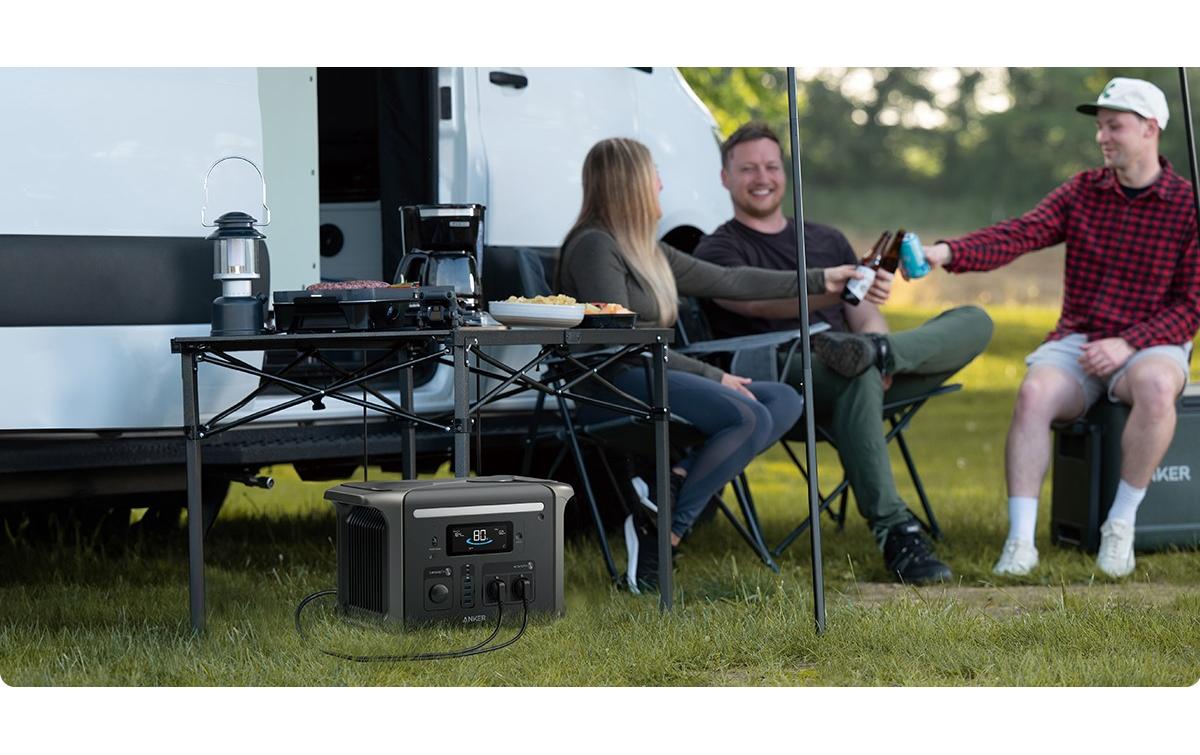 Anker SOLIX F1500 – Powerstation – 1'536 Wh, 1'800 W, LiFePO4
