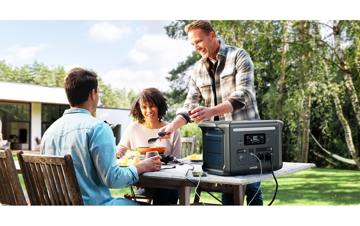 Anker SOLIX F1500 – Powerstation – 1'536 Wh, 1'800 W, LiFePO4