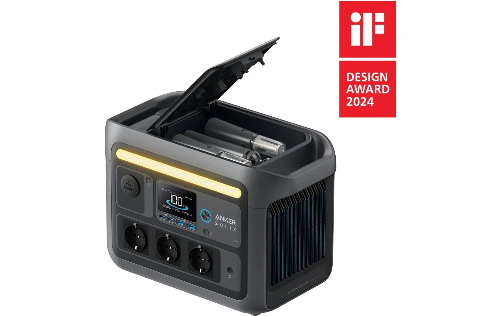 Anker SOLIX C800X – Powerstation – 768 Wh, 1'200 W, LiFePO4