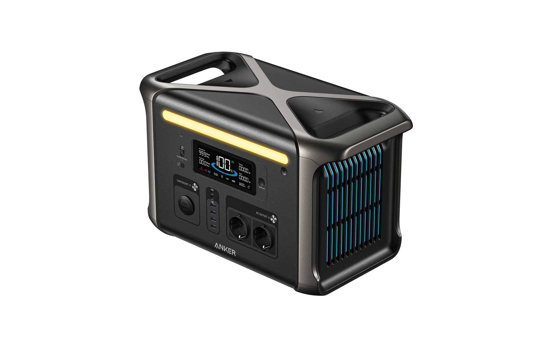 Anker SOLIX F1500 – Powerstation – 1'536 Wh, 1'800 W, LiFePO4