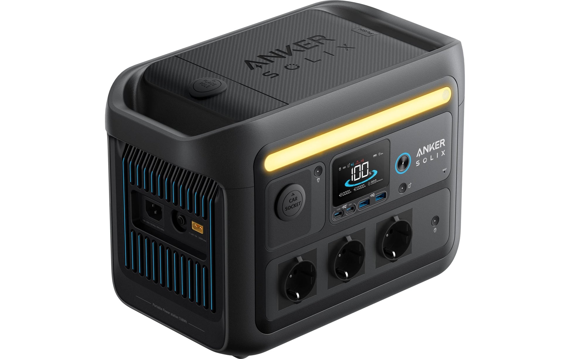 Anker SOLIX C800X – Powerstation – 768 Wh, 1'200 W, LiFePO4