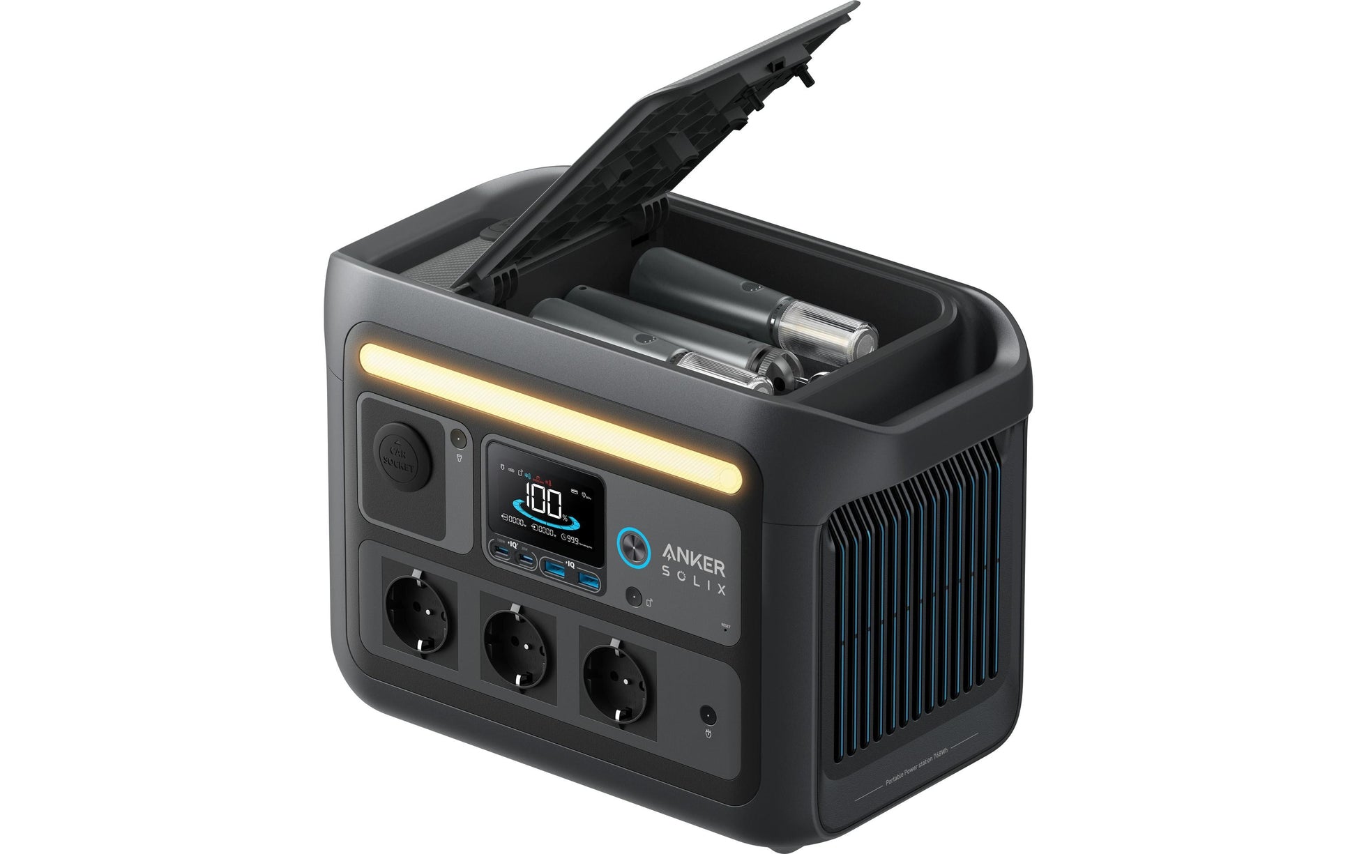 Anker SOLIX C800X – Powerstation – 768 Wh, 1'200 W, LiFePO4