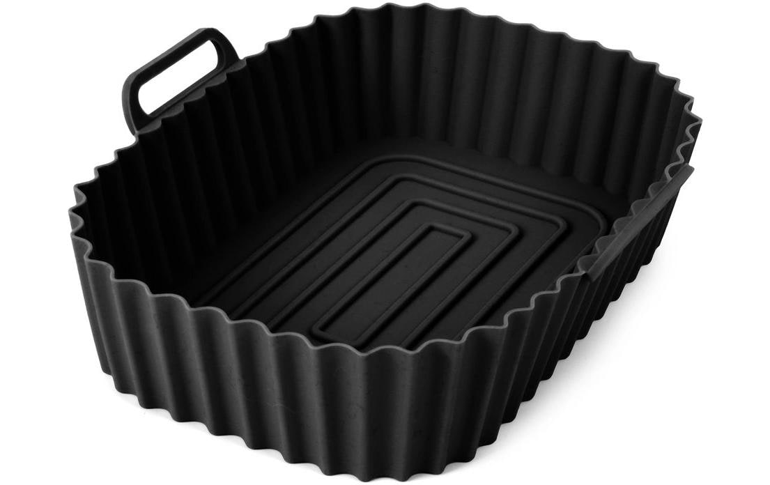 KitchBo – Silikonform-Set für Heissluftfritteusen – 20 × 15 × 6,3 cm, 2 Stk.