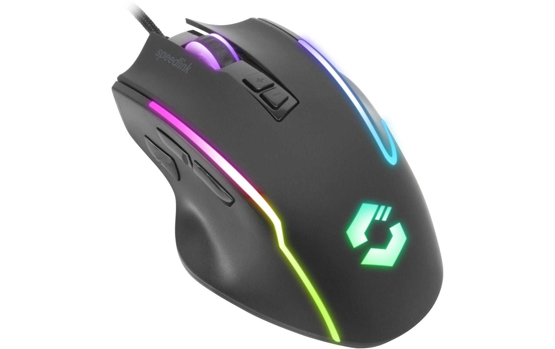 SPEEDLINK DECUS NX – Gaming-Maus – Kabelgebunden (USB-A), 12800 DPI, Rechts, Schwarz