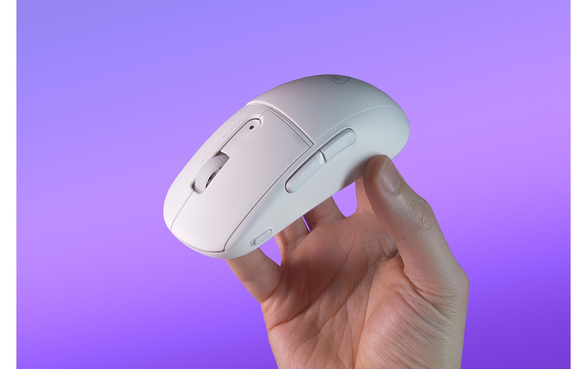 Turtle Beach Burst II Air Gaming-Maus – kabellos, 26'000 DPI, 6 Tasten, für Rechtshänder, ultraleicht, weiss