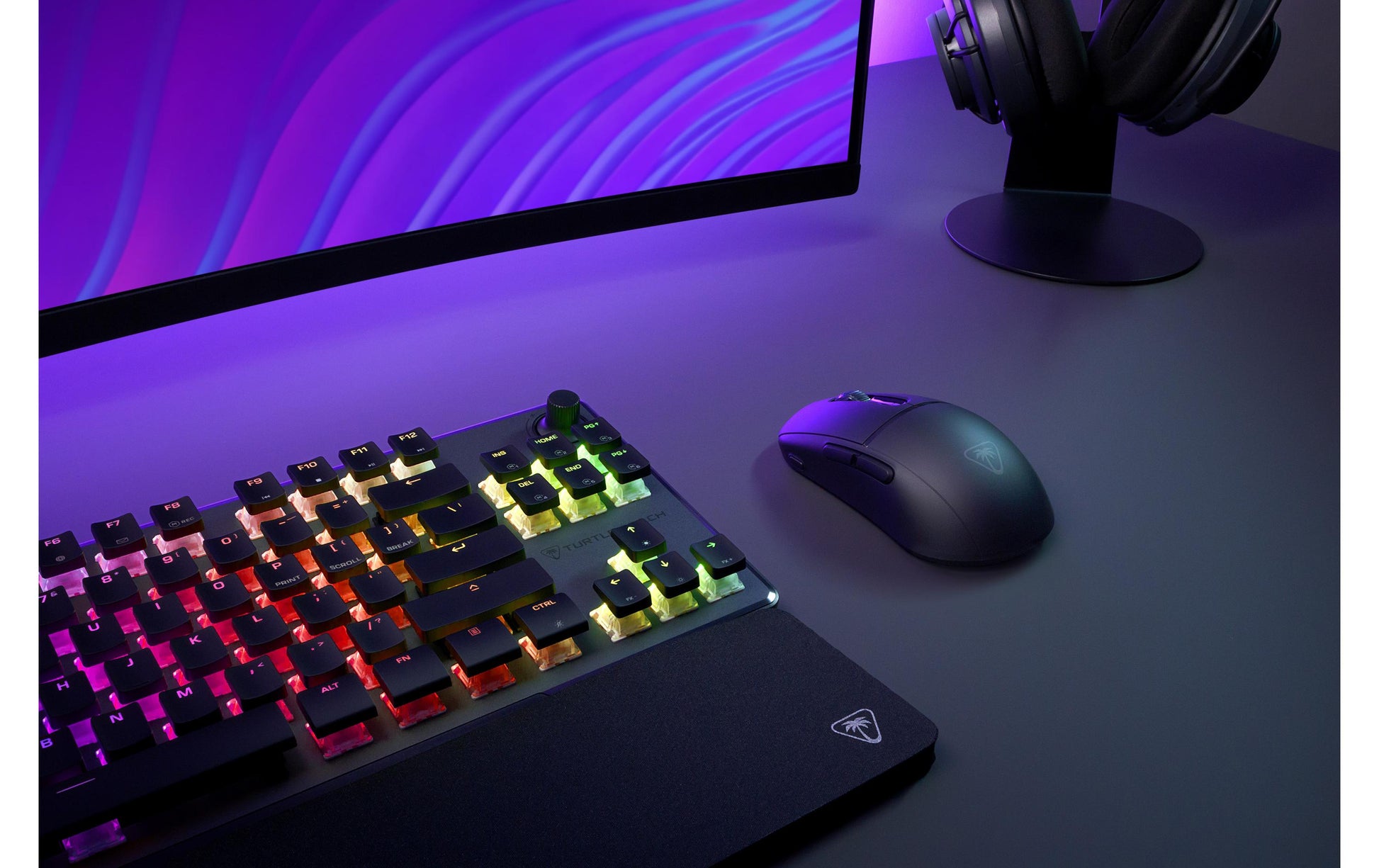 Turtle Beach Burst II Air Gaming-Maus – Kabellos, 26'000 DPI, 6 Tasten, Für Rechtshänder, Schwarz