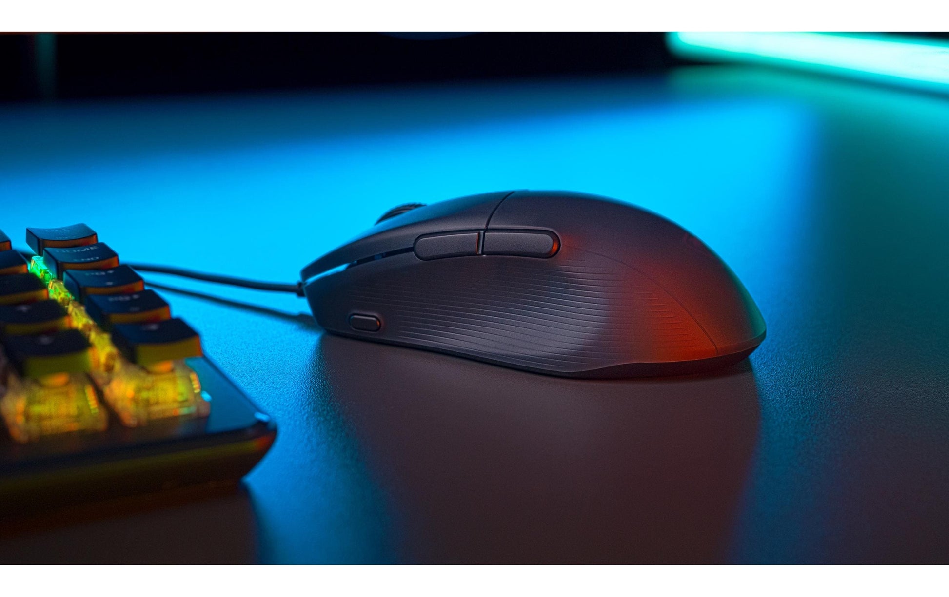 Turtle Beach Pure SEL – Gaming-Maus – Kabelgebunden (USB‑A), 8000 DPI, RGB-Beleuchtung, rechts, Schwarz