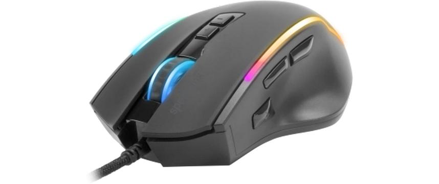 SPEEDLINK DECUS NX – Gaming-Maus – Kabelgebunden (USB-A), 12800 DPI, Rechts, Schwarz