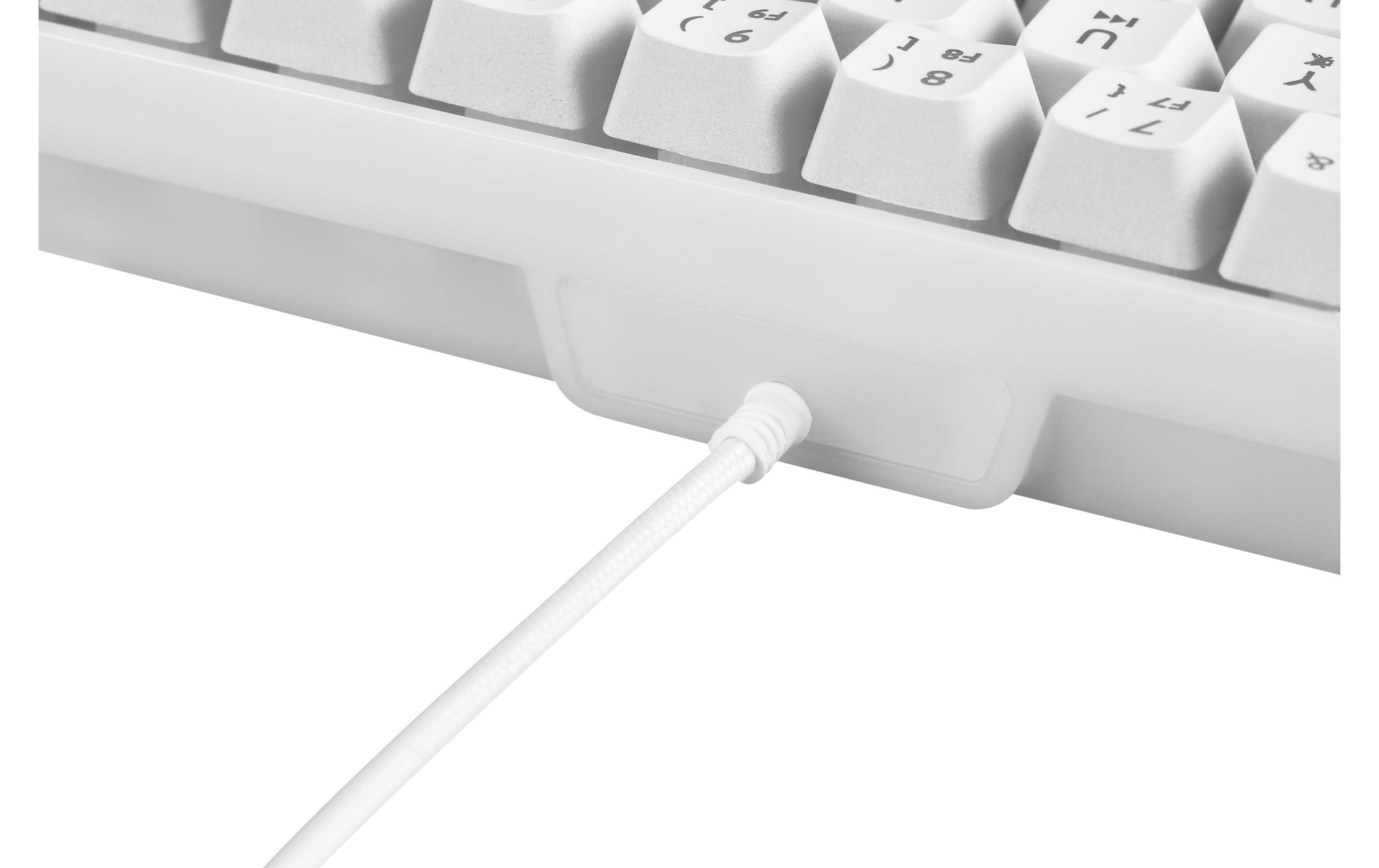 Deltaco Gaming DELTACO GAM-158-W – Mini Tastatur – Membran – Verkabelt – USB-A – QWERTZ (CH) – Ohne Ziffernblock