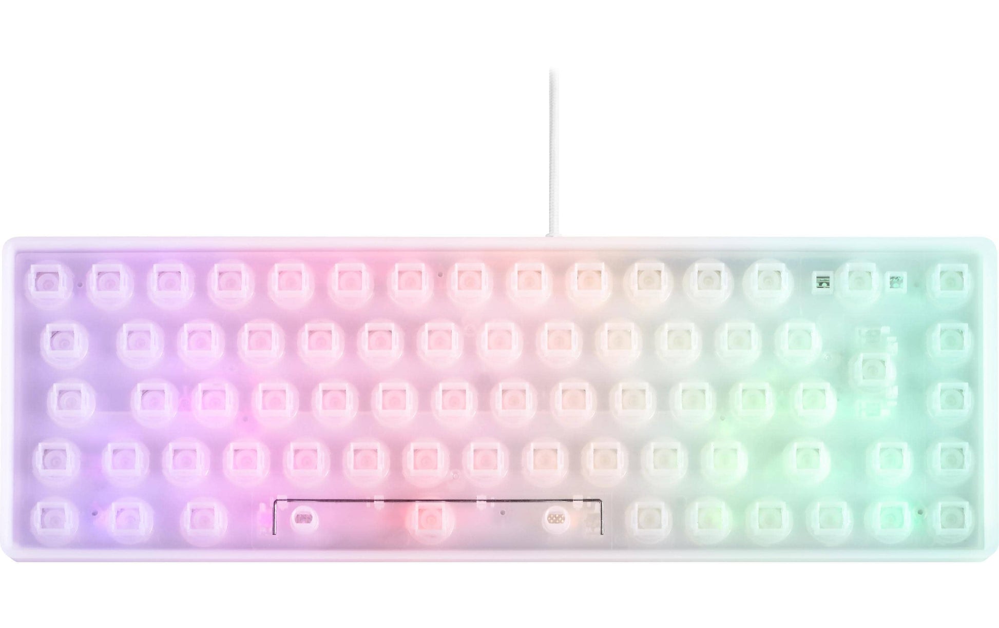 Deltaco Gaming DELTACO GAM-158-W – Mini Tastatur – Membran – Verkabelt – USB-A – QWERTZ (CH) – Ohne Ziffernblock